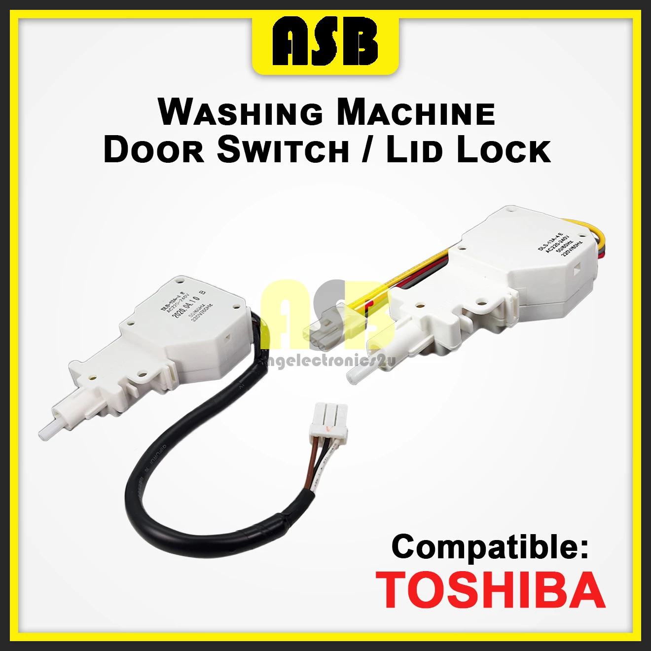 (1pc) ( Compatible : TOSHIBA ) Washing Machine Door Switch / Lid Lock / Suis Pintu Mesin Basuh