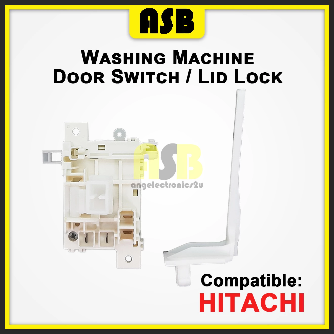 (1pc) ( Compatible : HITACHI ) Washing Machine Door Switch / Lid Lock / Suis Pintu Mesin Basuh ( 661015035 )