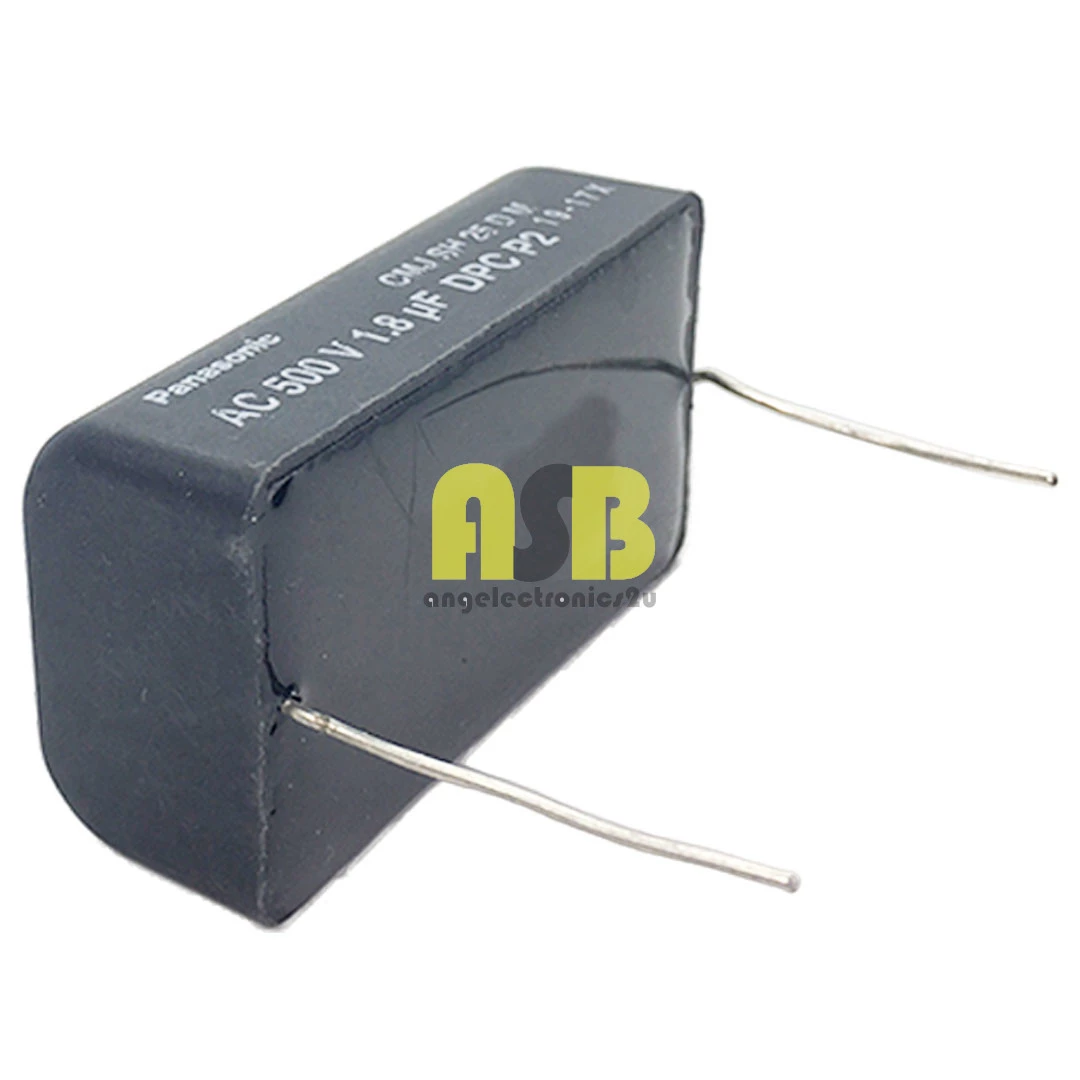 (1pc) DPC P2 Capacitor / Condenser AC500V ( 1.8 uF ) ( Panasonic ) ( 075004520 )