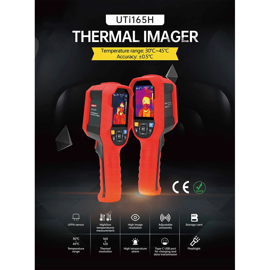 (1pc) Uni-T UTi165H Thermometer Thermal Imager ( 362002187 )