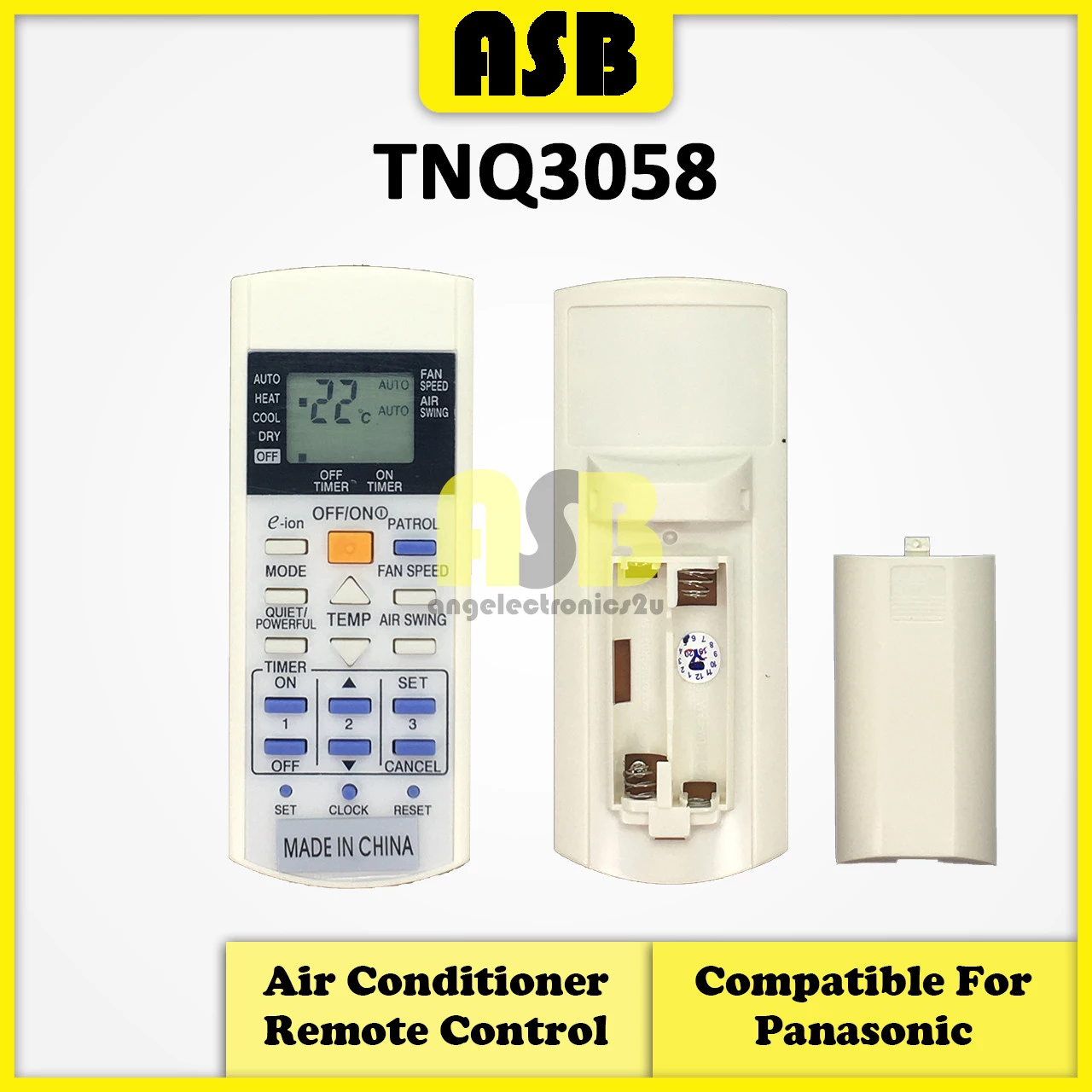 (1pc) ( Compatible : Panasonic ) Multi / Universal Air Cond Aircond Conditioner Remote Control 空调遥控器