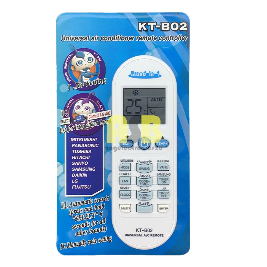 (1pc) Multi / Universal Air Cond Aircond Conditioner Remote Control Alat Kawalan Jauh Penghawa Dingin 空调遥控器