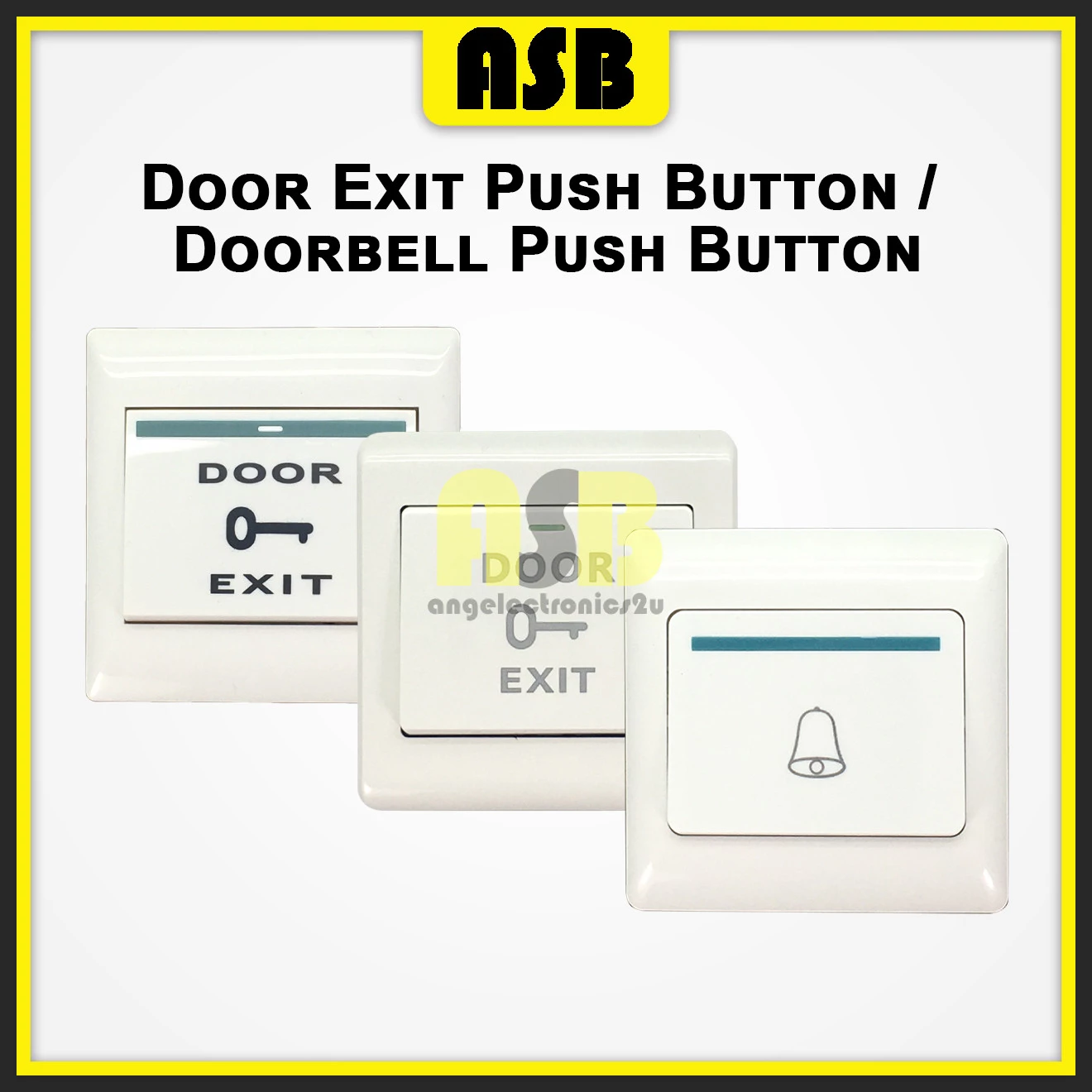 ( 1pc ) Door Exit Push Button With Light/ Door Bell Push Button/Door Exit Push Button With Light