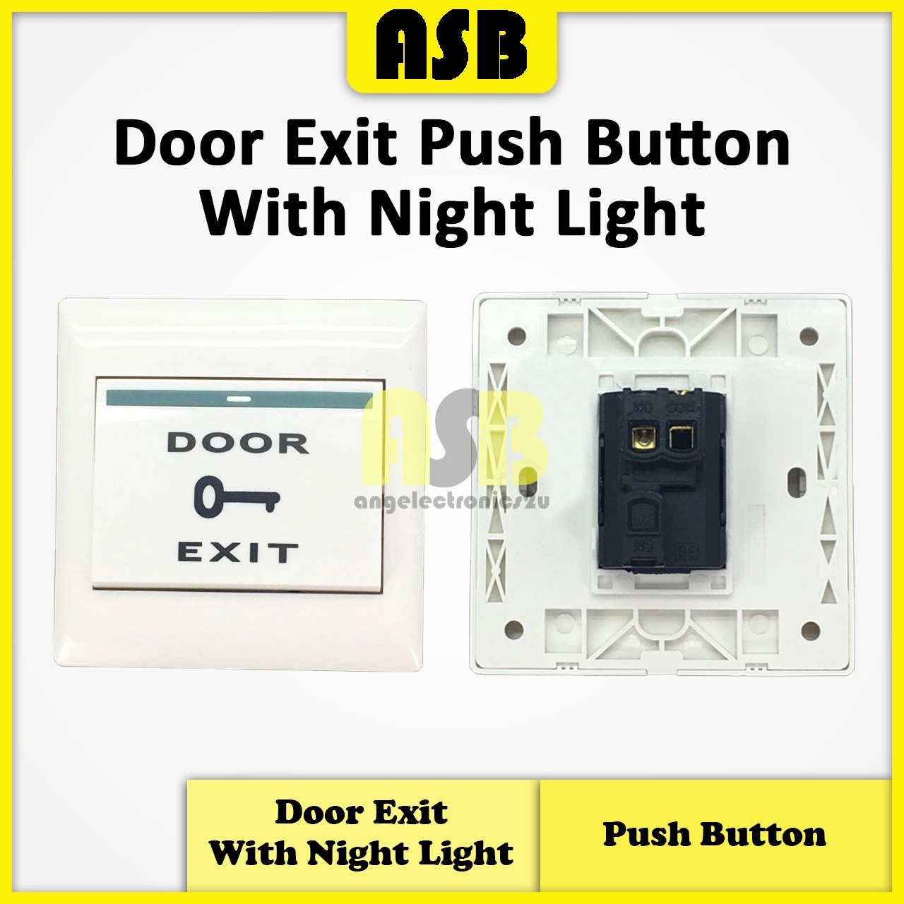 ( 1pc ) Door Exit Push Button With Light/ Door Bell Push Button/Door Exit Push Button With Light