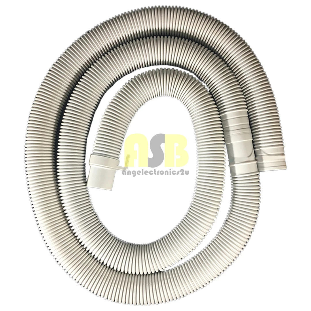 (1pc) Washing Machine Outlet Hose 2 Meter ( White ) ( Flexible )