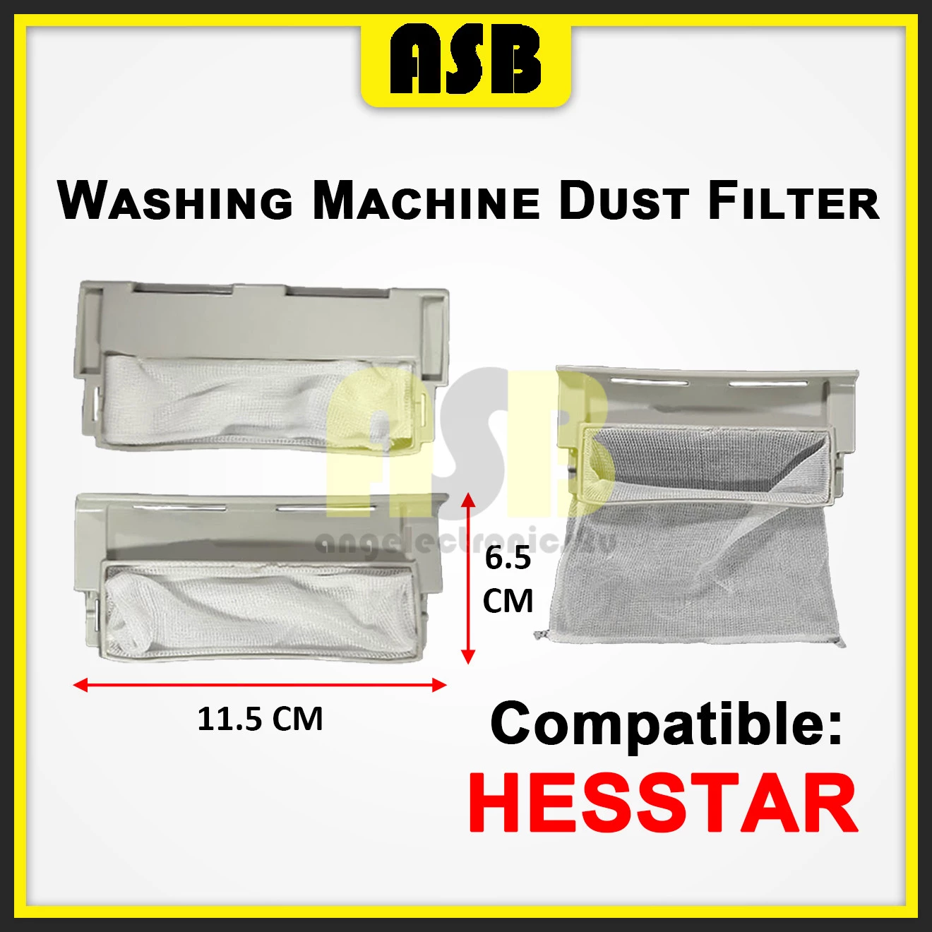 (1pc) ( Compatible : HESSTAR ) Washing Machine Dust Filter ( 661020065 )