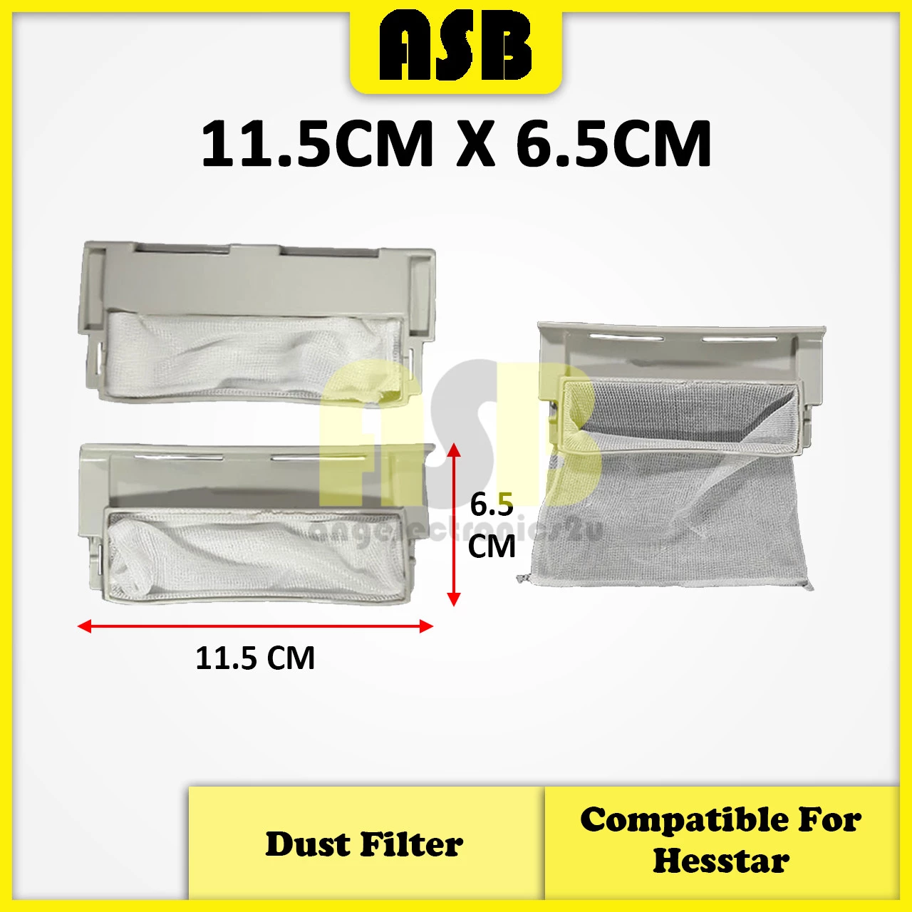 (1pc) ( Compatible : HESSTAR ) Washing Machine Dust Filter ( 661020065 )