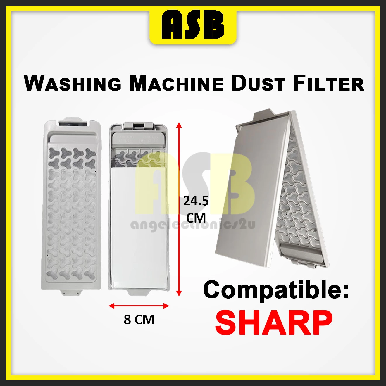 (1pc) ( Compatible : SHARP ) Washing Machine Dust Filter ( 661020089 )