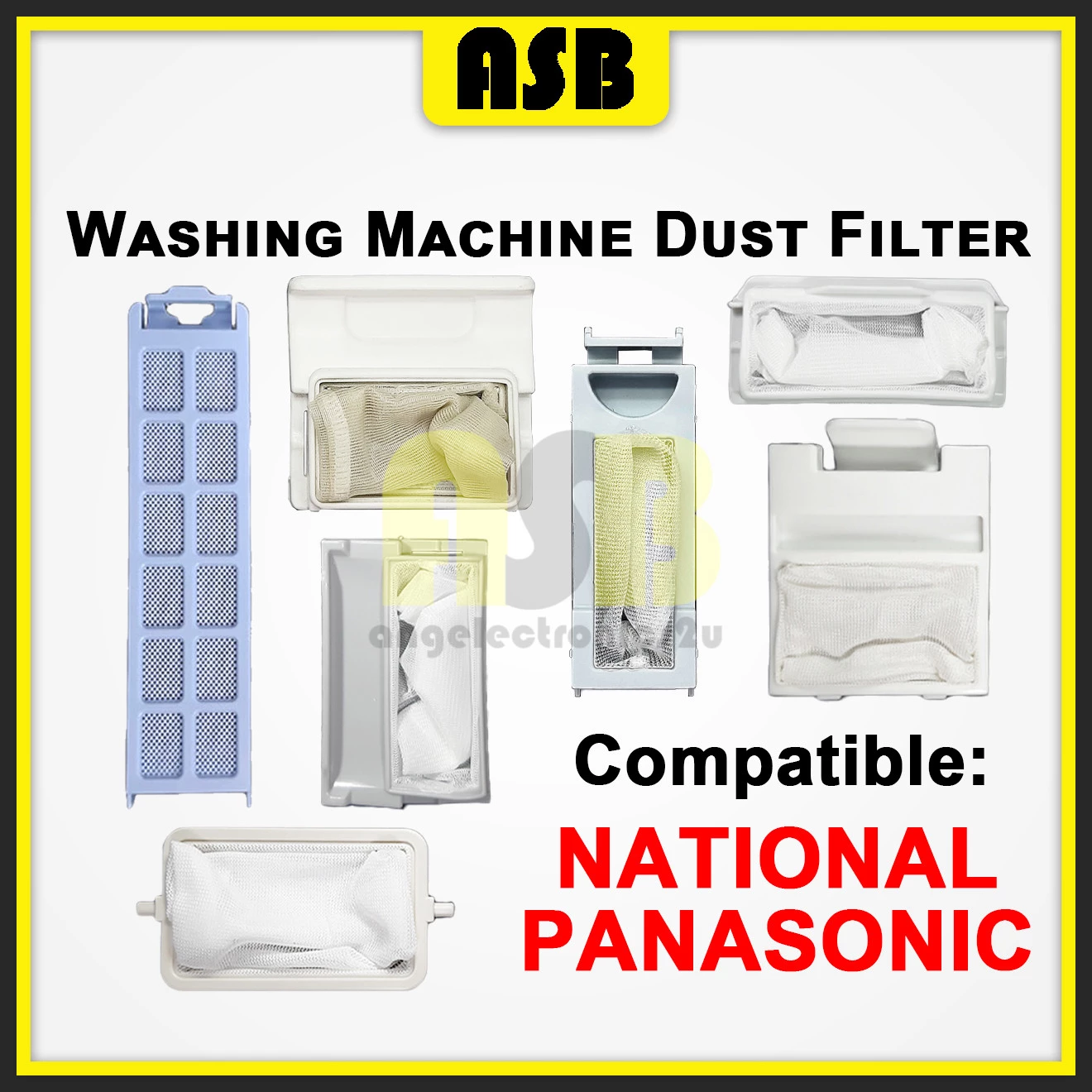 (1pc) ( Compatible : NATIONAL / PANASONIC ) Washing Machine Dust Filter