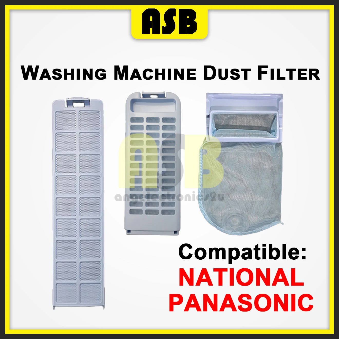 (1pc) ( Compatible : NATIONAL / PANASONIC ) Washing Machine Dust Filter