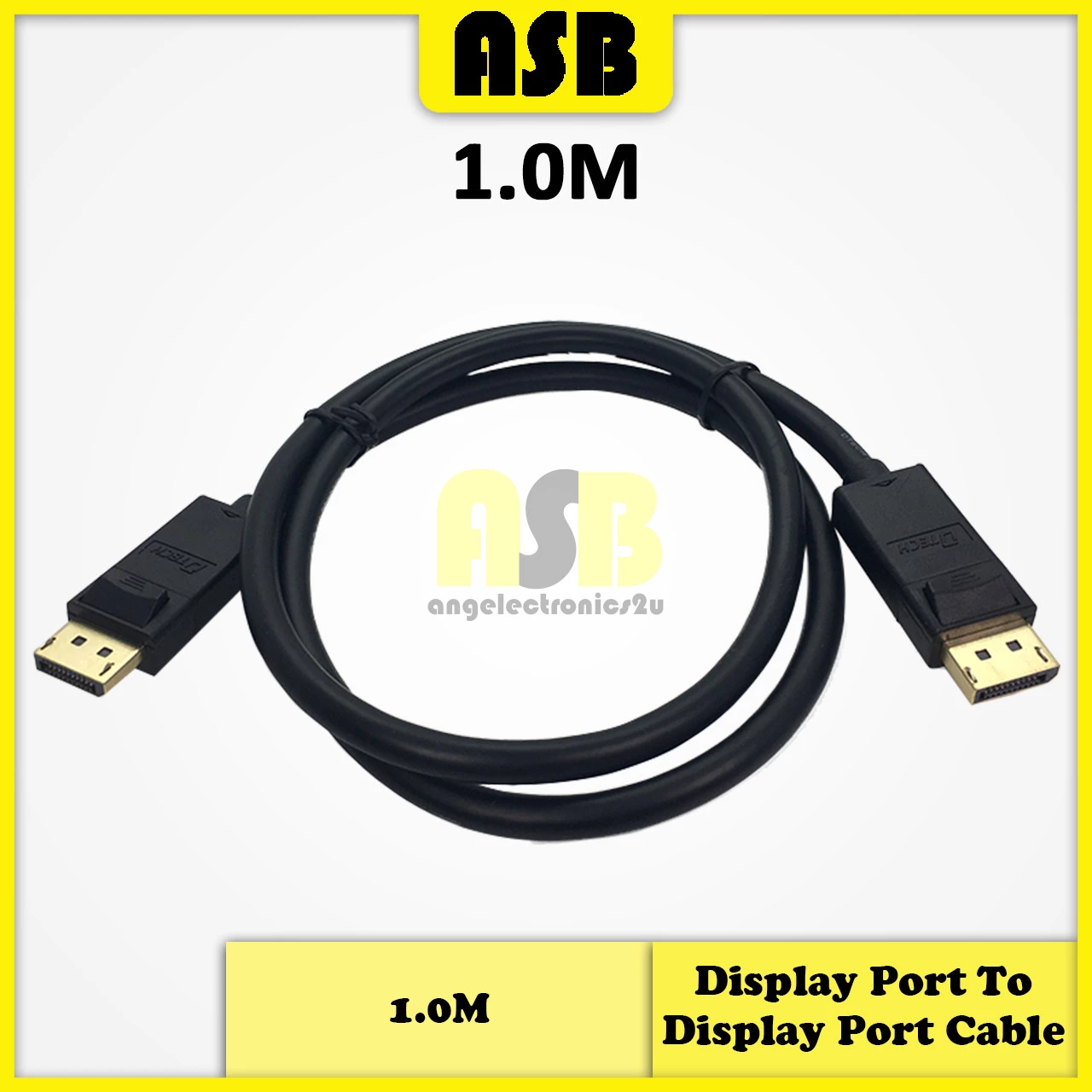 (1pc) Display Port To Display Port Cable ( 1M / 1.8M / 3M )