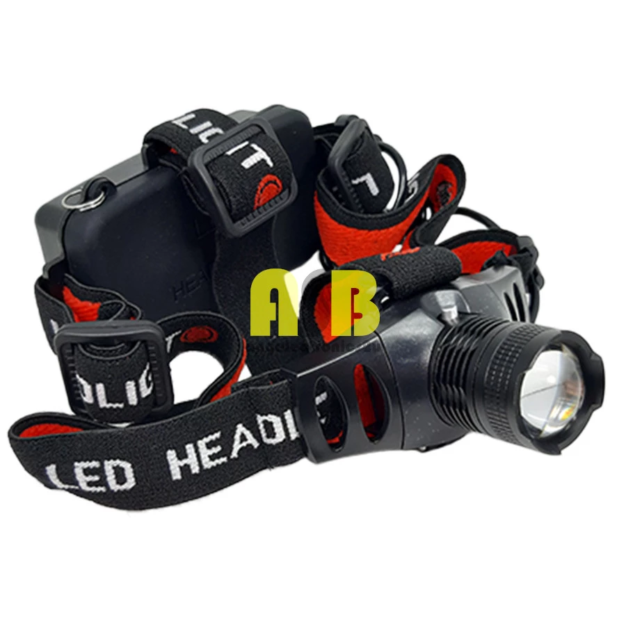 (1pc) LED Rechargeable Head Lamp ( Q5 ) ( 2 Way ) ( Day Light ) ( 331009123 )