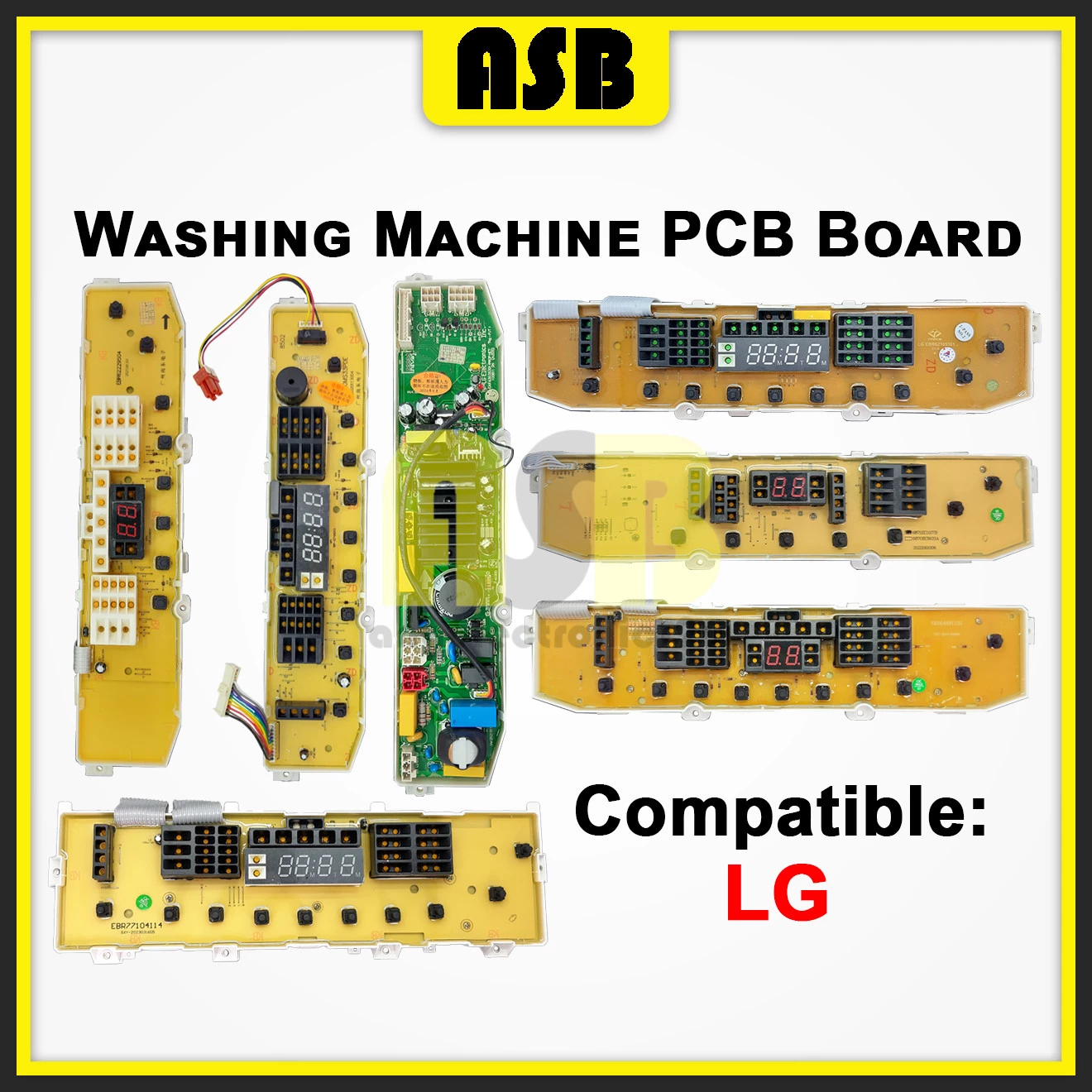 (1pc) ( Compatible : LG ) Washing Machine PCB Board  / Papan Litar