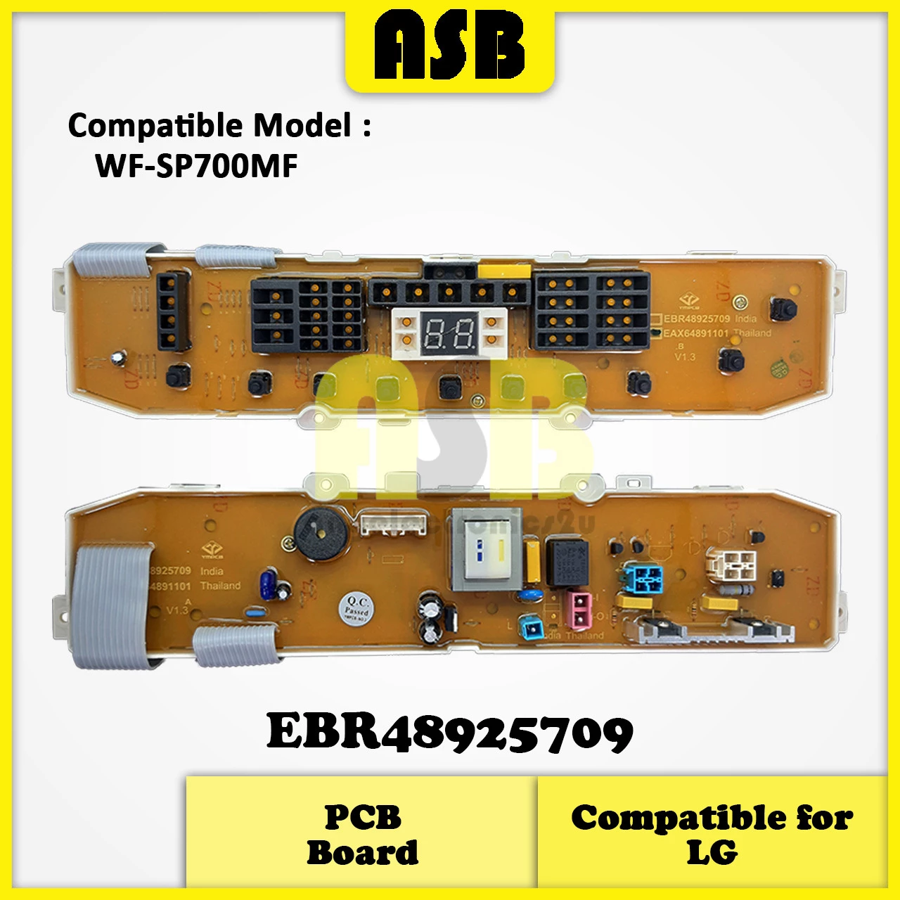 (1pc) ( Compatible : LG ) Washing Machine PCB Board  / Papan Litar