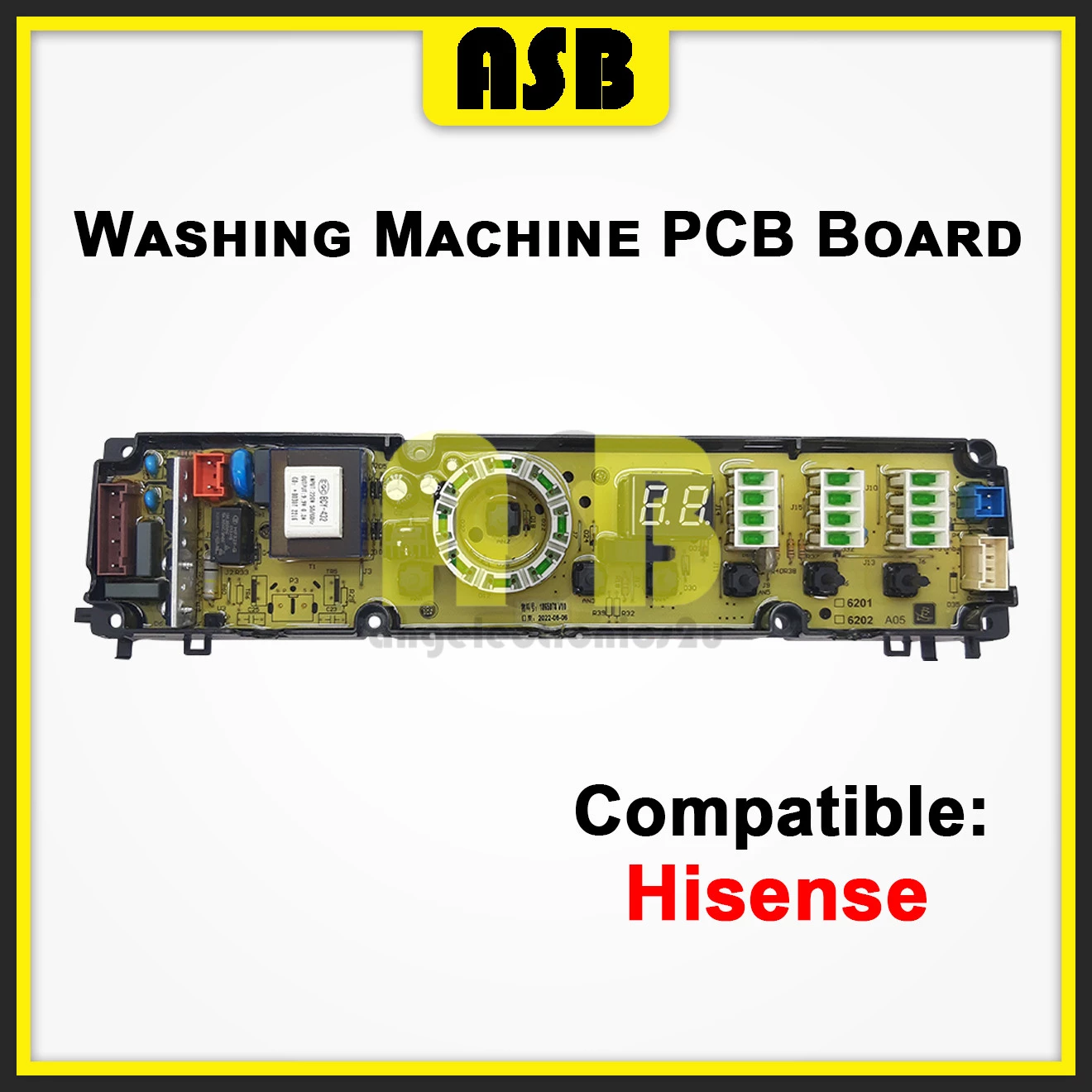 (1pc) ( Compatible : Hisense ) Washing Machine PCB Board / Papan Litar