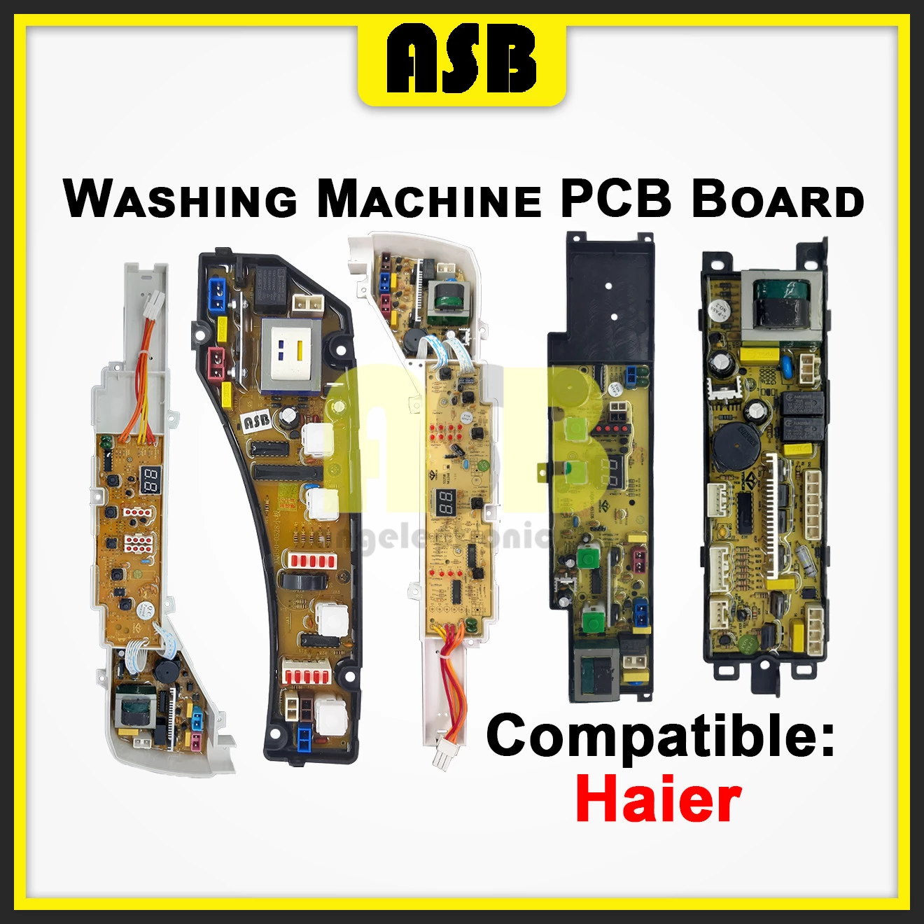 (1pc) ( Compatible : HAIER ) Washing Machine PCB Board  / Papan Litar