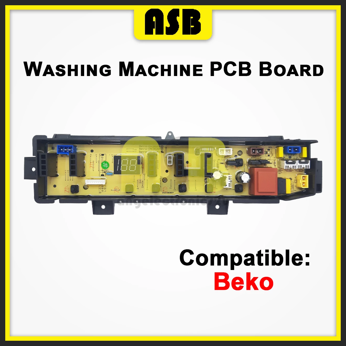 (1pc) ( Compatible : BEKO ) Washing Machine PCB Board  / Papan Litar