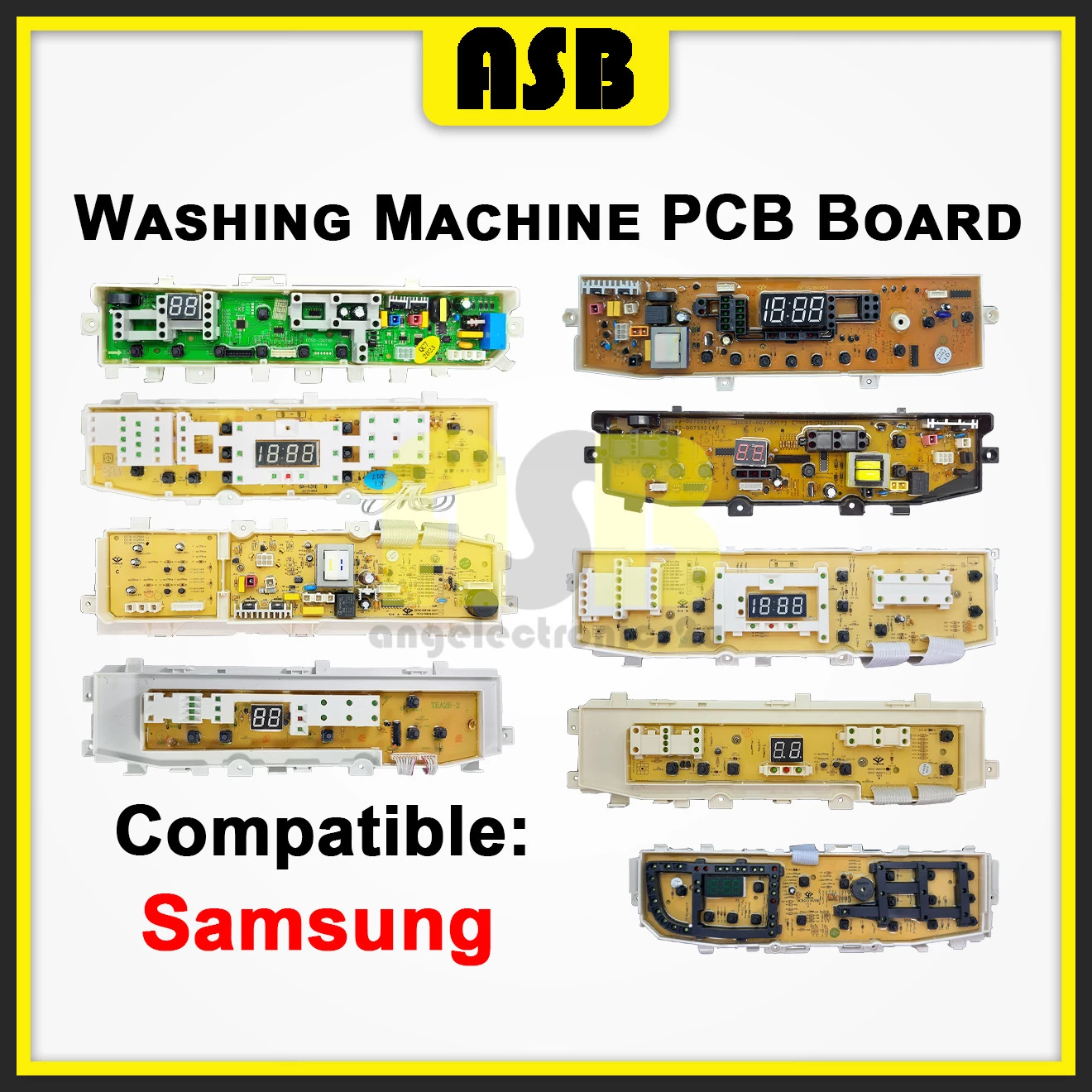 (1pc) ( Compatible : SAMSUNG ) Washing Machine PCB Board  / Papan Litar