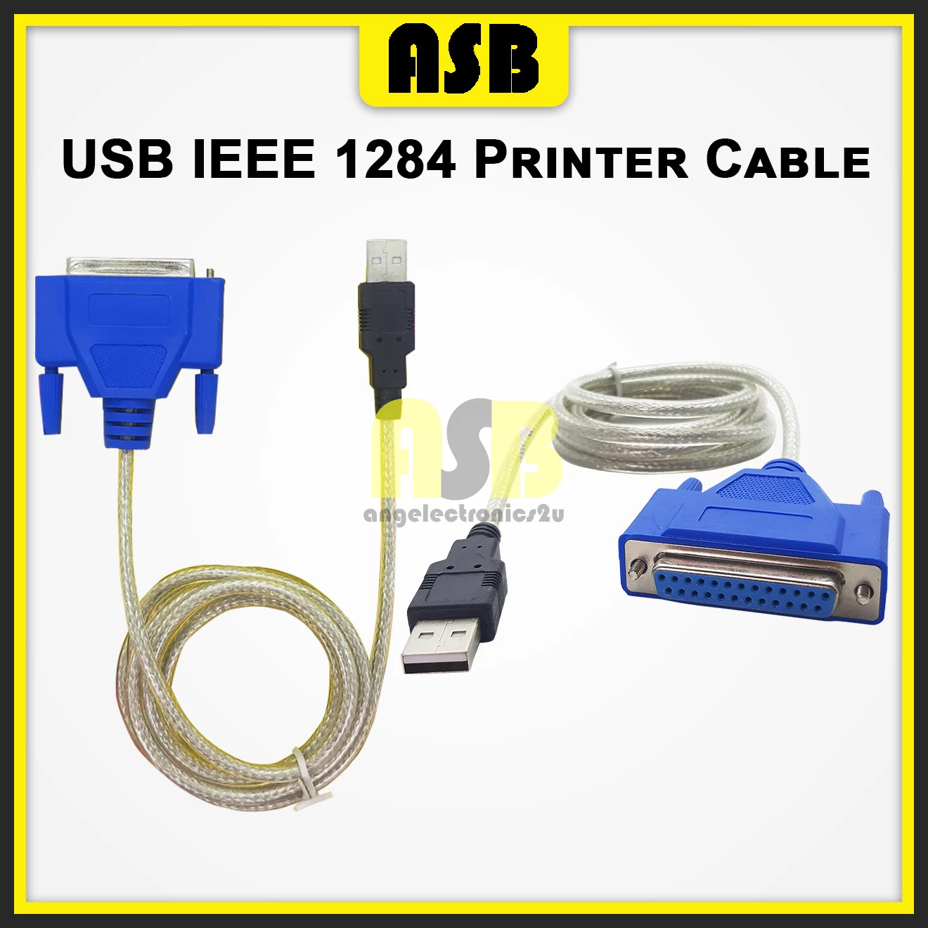 (1pc) USB IEEE 1284 Printer Cable ( 1.5 Meter )