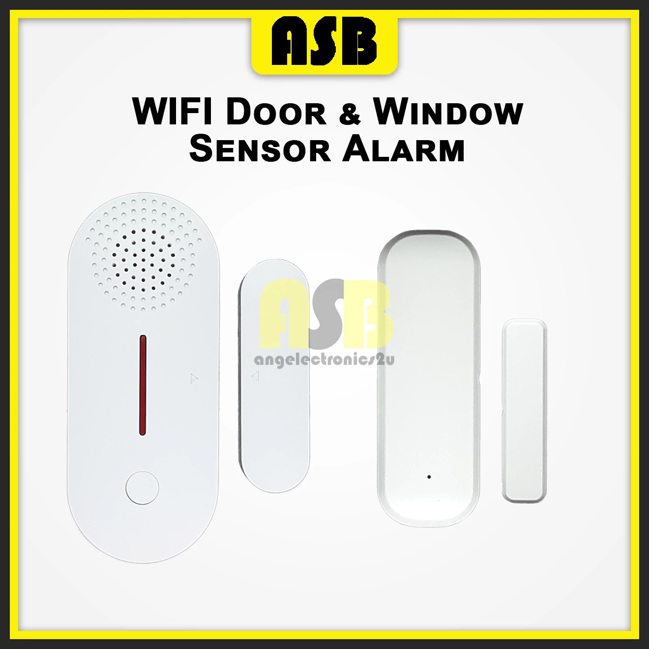 (1pc) Wifi Door Window Sensor Detection Security Alarm Loceng Pintu Tingkap 门窗警报器