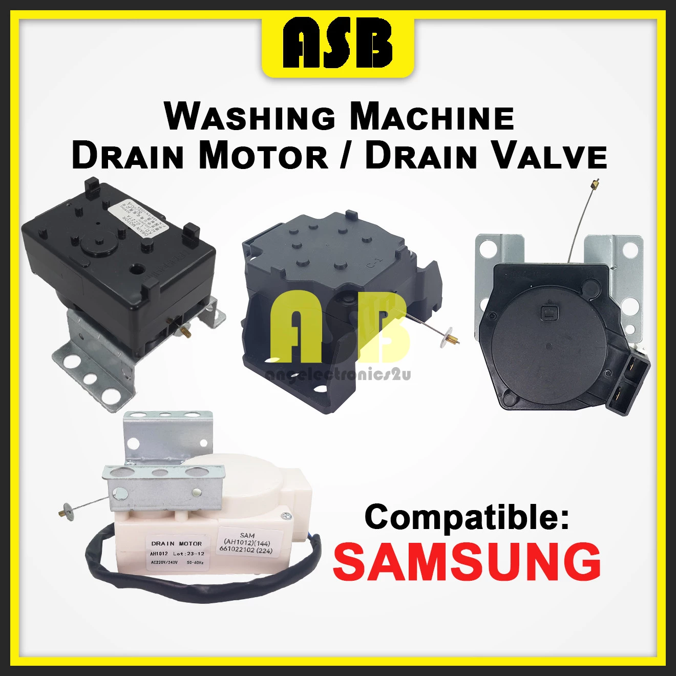 (1pc) ( Compatible : SAMSUNG ) Washing Machine Drain Motor / Valve / Motor Keluar Air