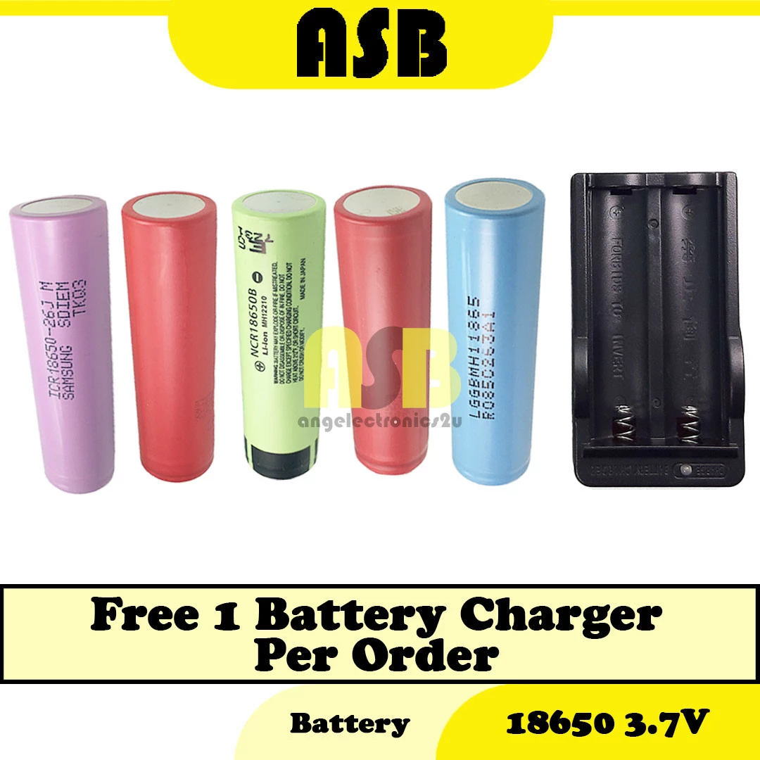 ( SAM / LG / PAN / SAN ) 18650 3.7V Power Battery ( 2600 MAH / 3200 MAH / 3400 MAH / 3500 MAH / 2150 MAH )