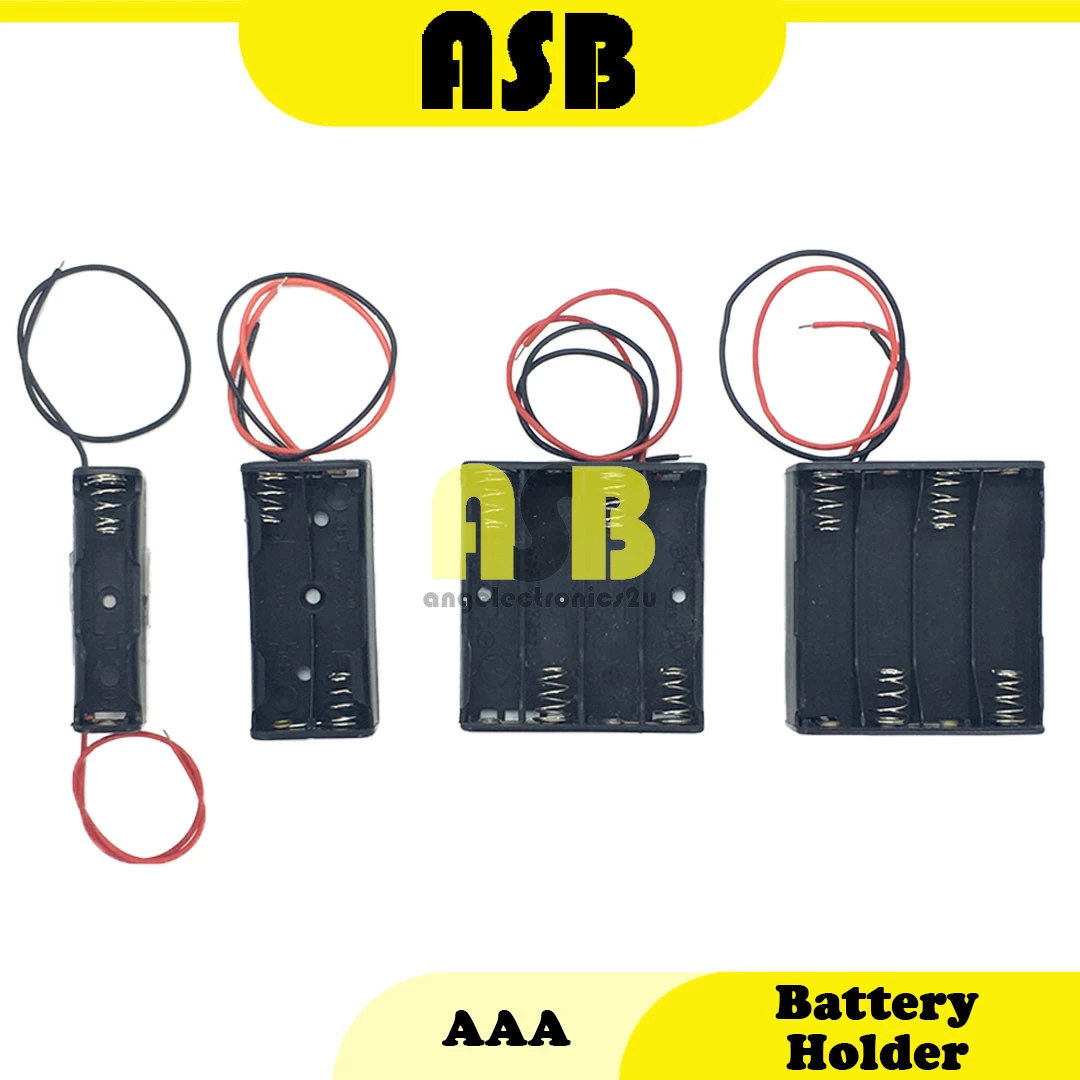 (1pc) Battery Holder AAA ( 2Wire ) ( X1 / X2 / X4 / X8 ( 4X2 ) )