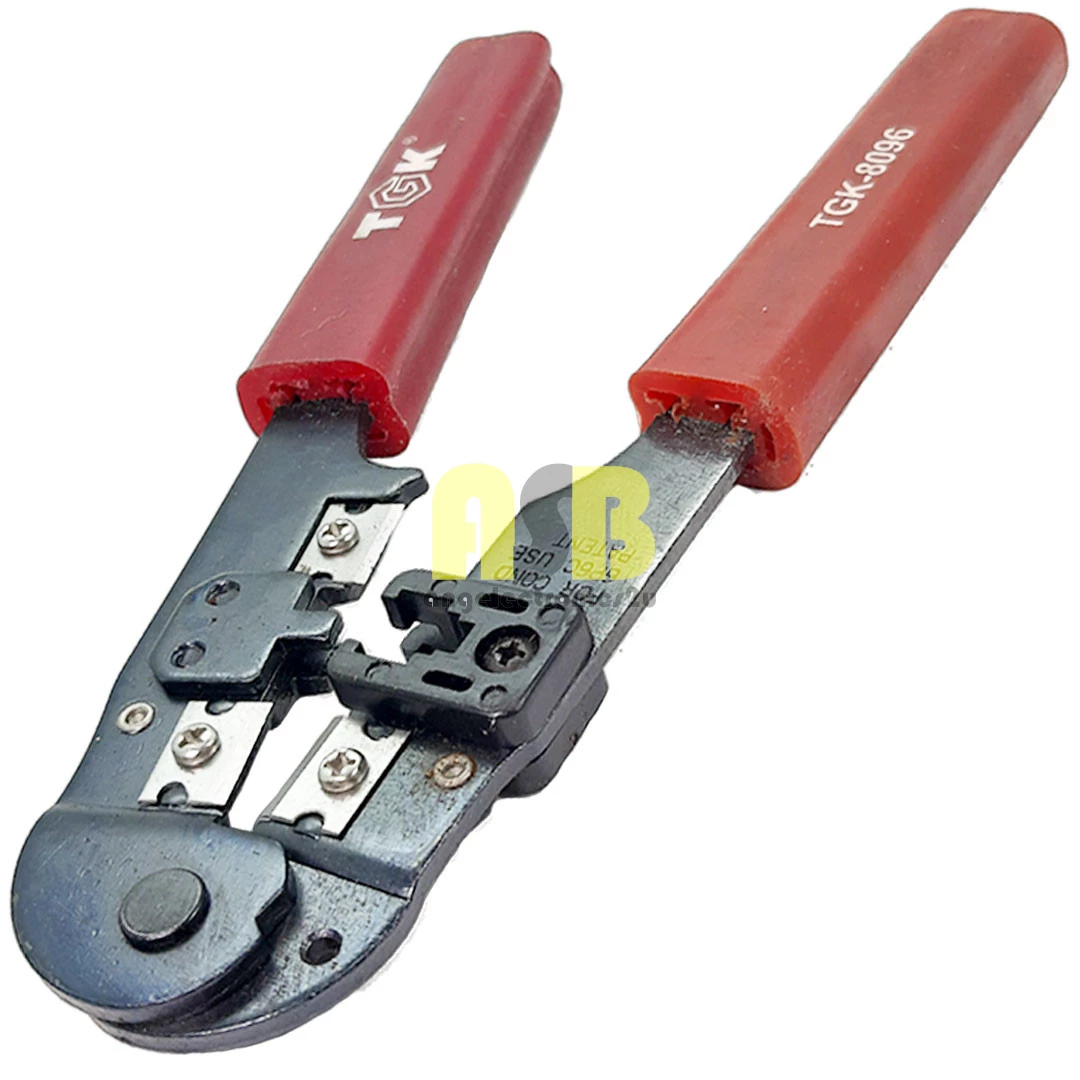 (1pc) TGK-8096 6P2C / 6P4C / 6P6C / RJ-11 / RJ-12 Plug Crimping Tool / Alat Kelim ( 574003210 )