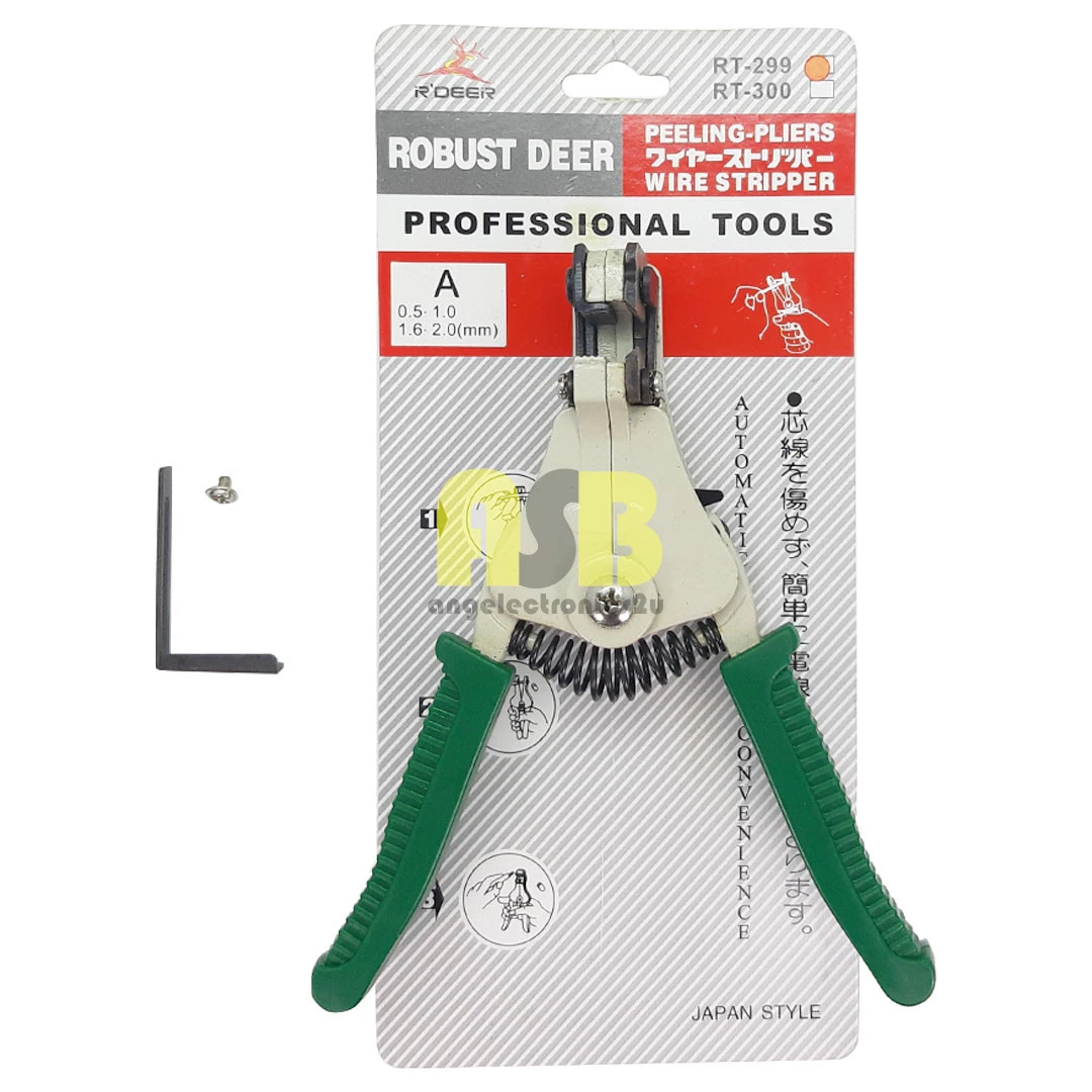 (1pc) Robust Deer RT-299A-A Wire Cutter / Pemotong Wayar ( 574003485 )