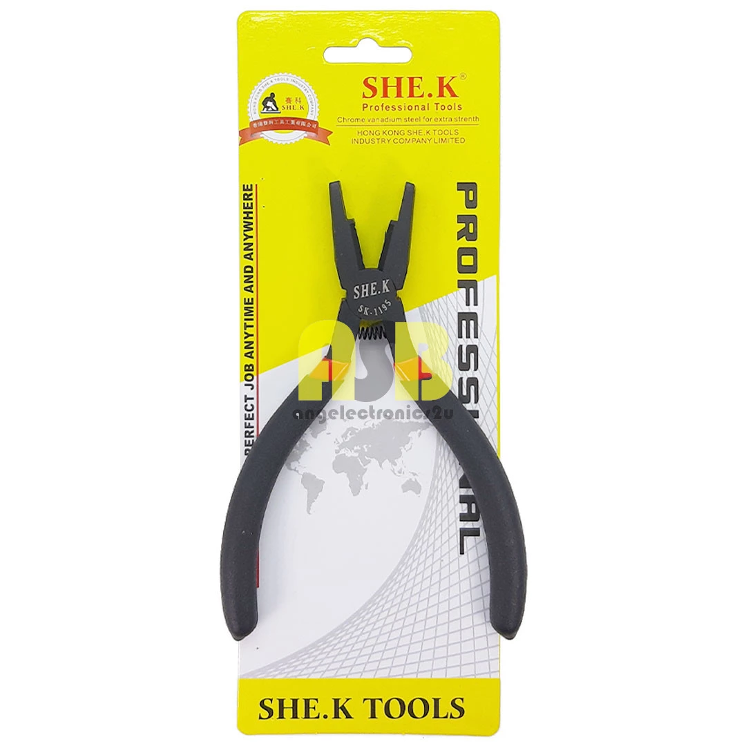 (1pc) SHE.K SK-1195 Combination Plier / Playar Gabungan ( 574003794 )