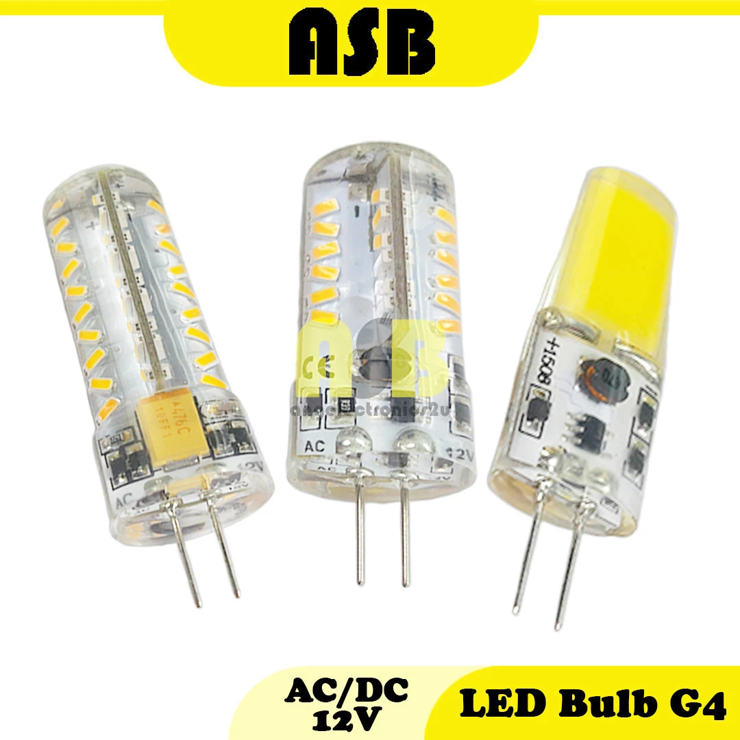 (1pc) LED Bulb G4 AC/DC12V ( 3W / 5W ) ( Daylight / Warm White )