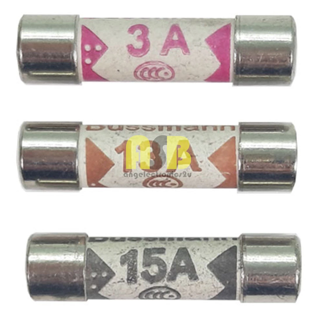 (5pc) Ceramic Fuse ( 6.3*25MM ) ( 3A / 5A / 10A / 13A / 15A )