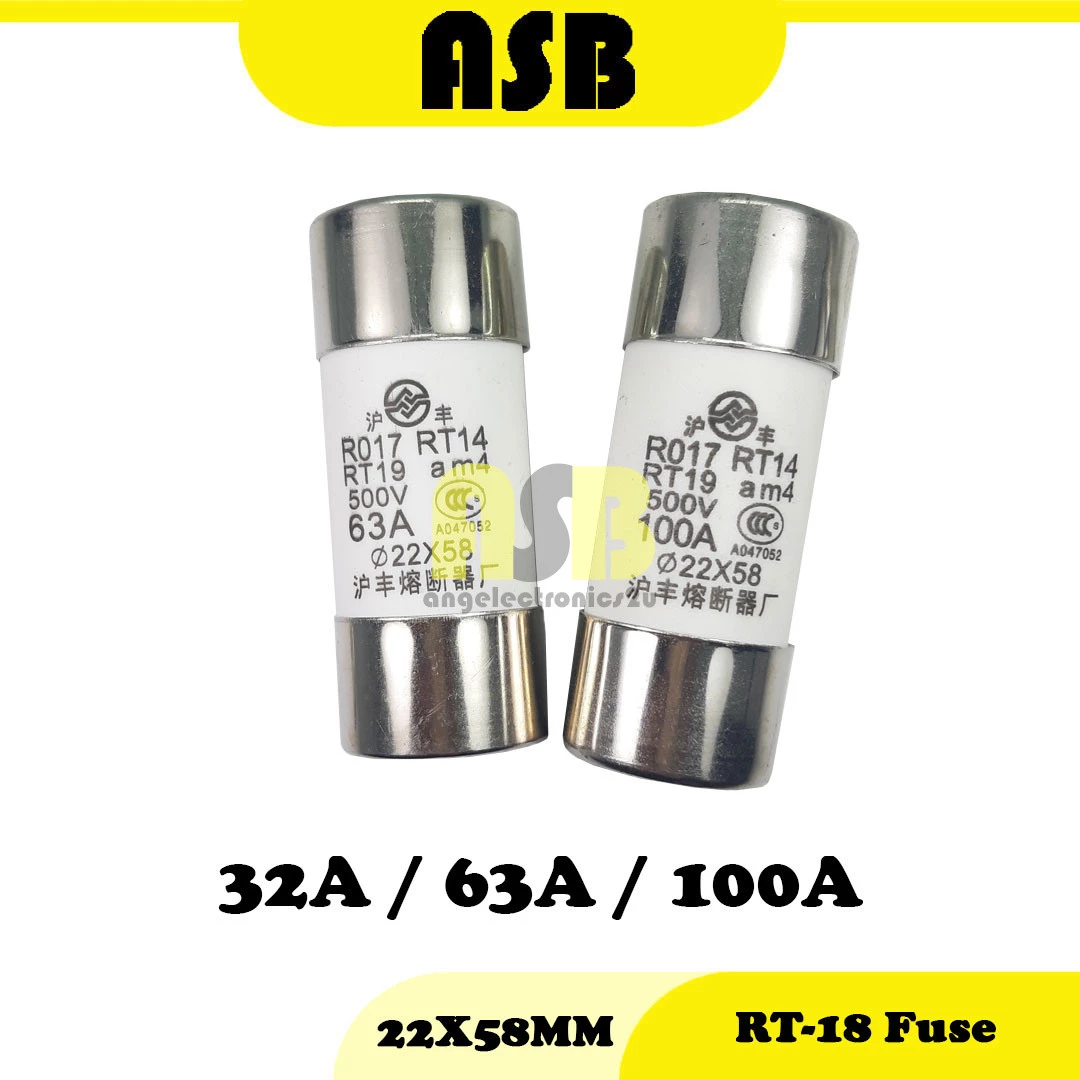 (1pc) RT-18 Fuse ( 22X58mm ) ( 32A / 63A / 100A )