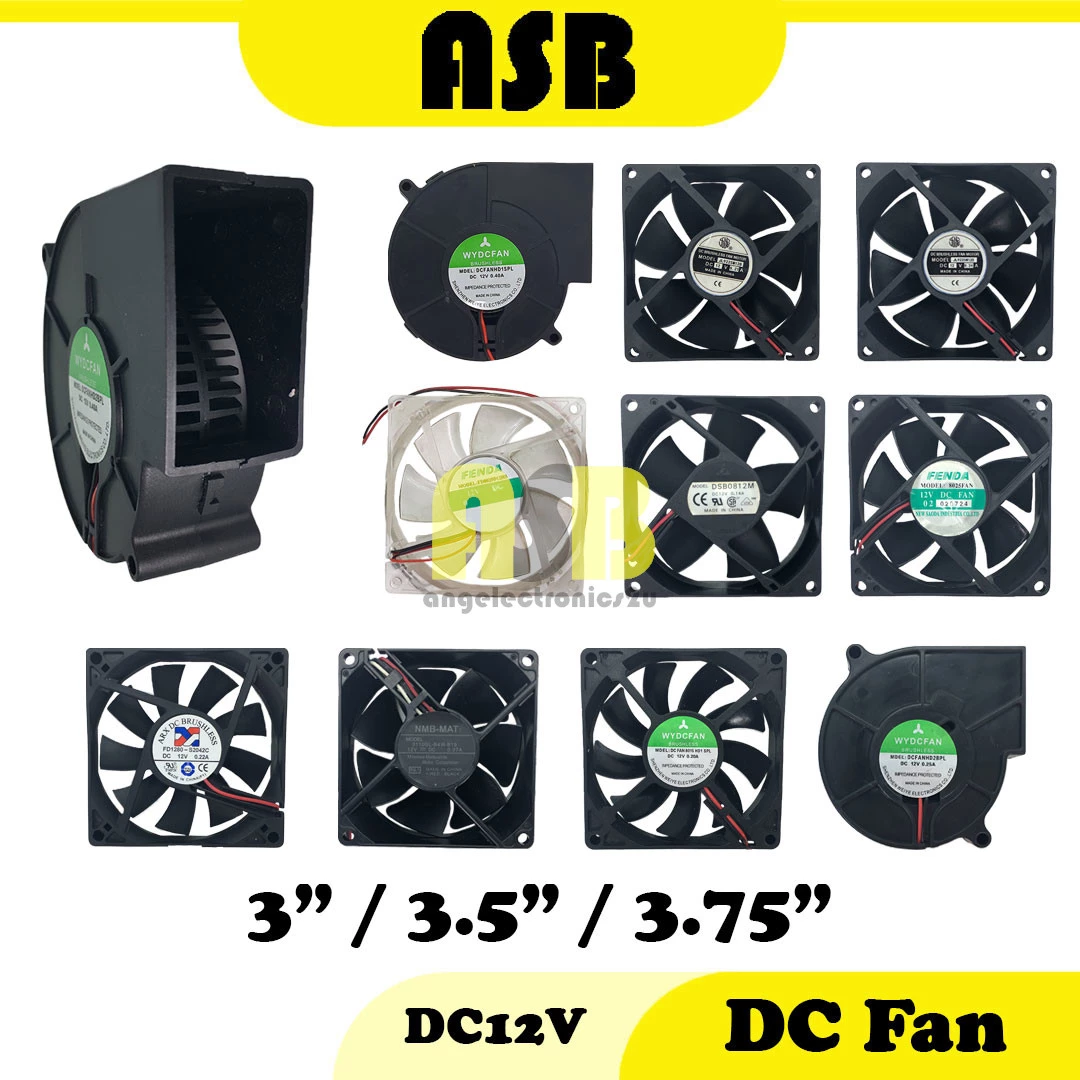 (1pc) DC Fan DC12V ( 3