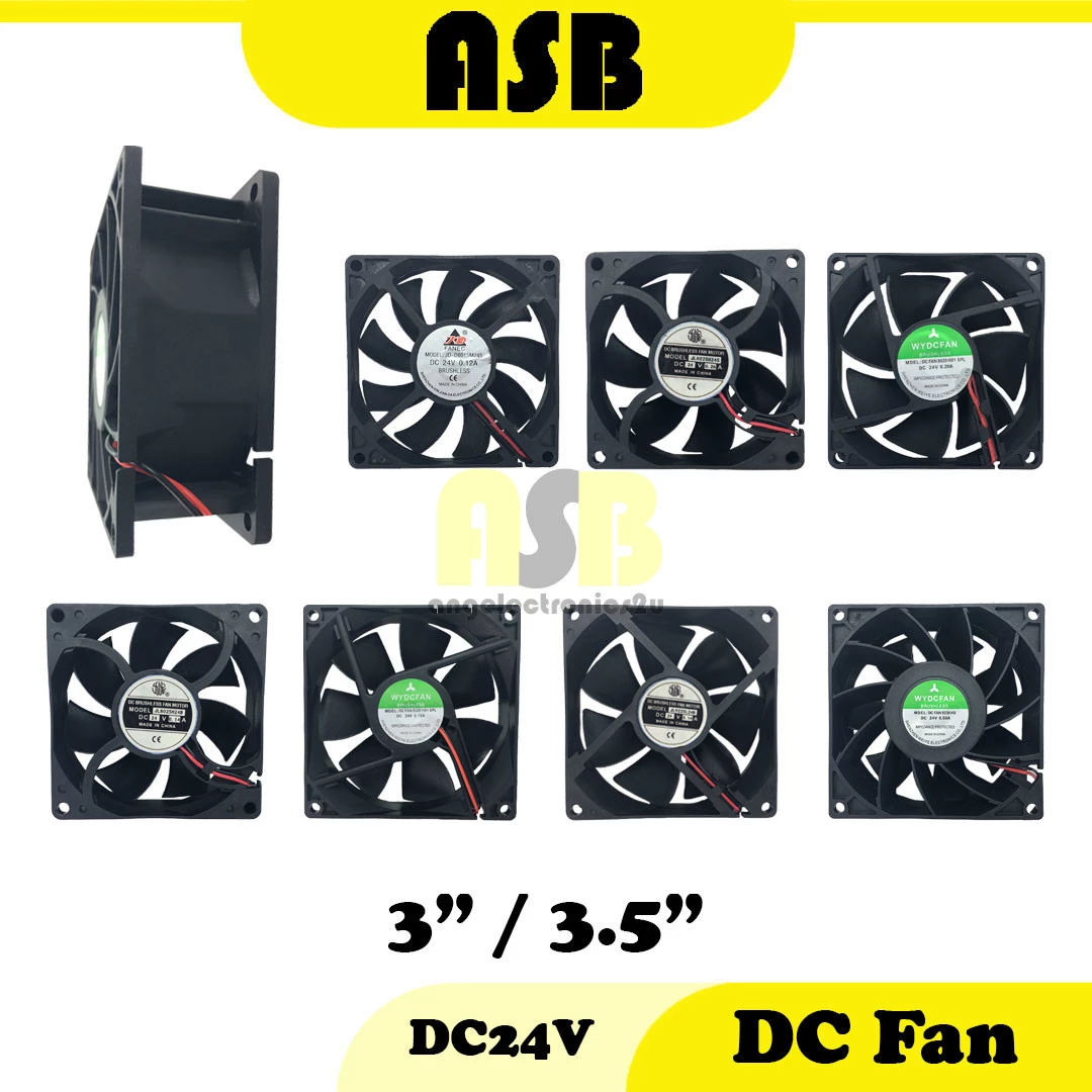 (1pc) DC Fan DC24V ( 3