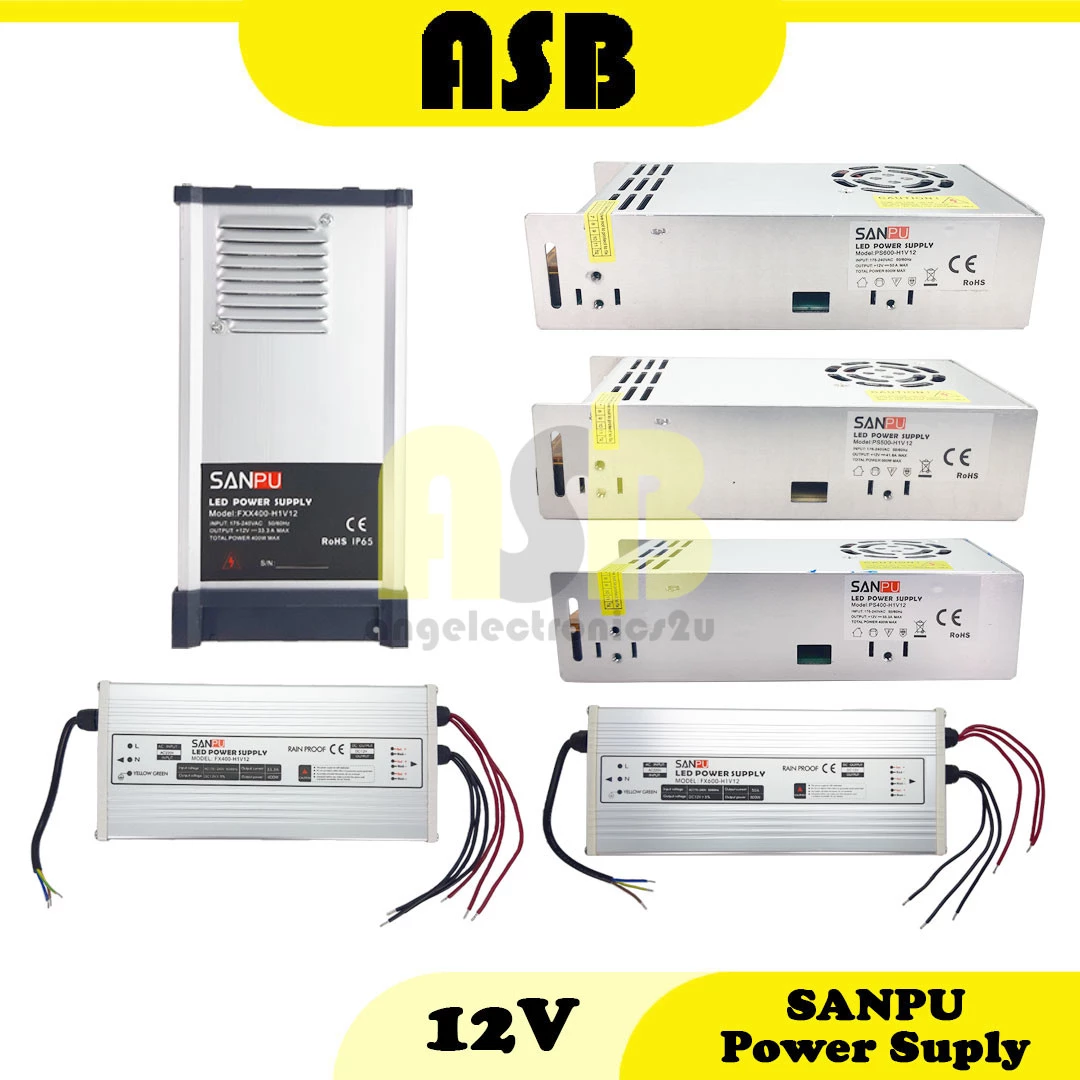 SANPU DC 12V Switching Power Supply ( 33.3A / 33.3A / 33.3A / 41.6A / 50A / 50A )