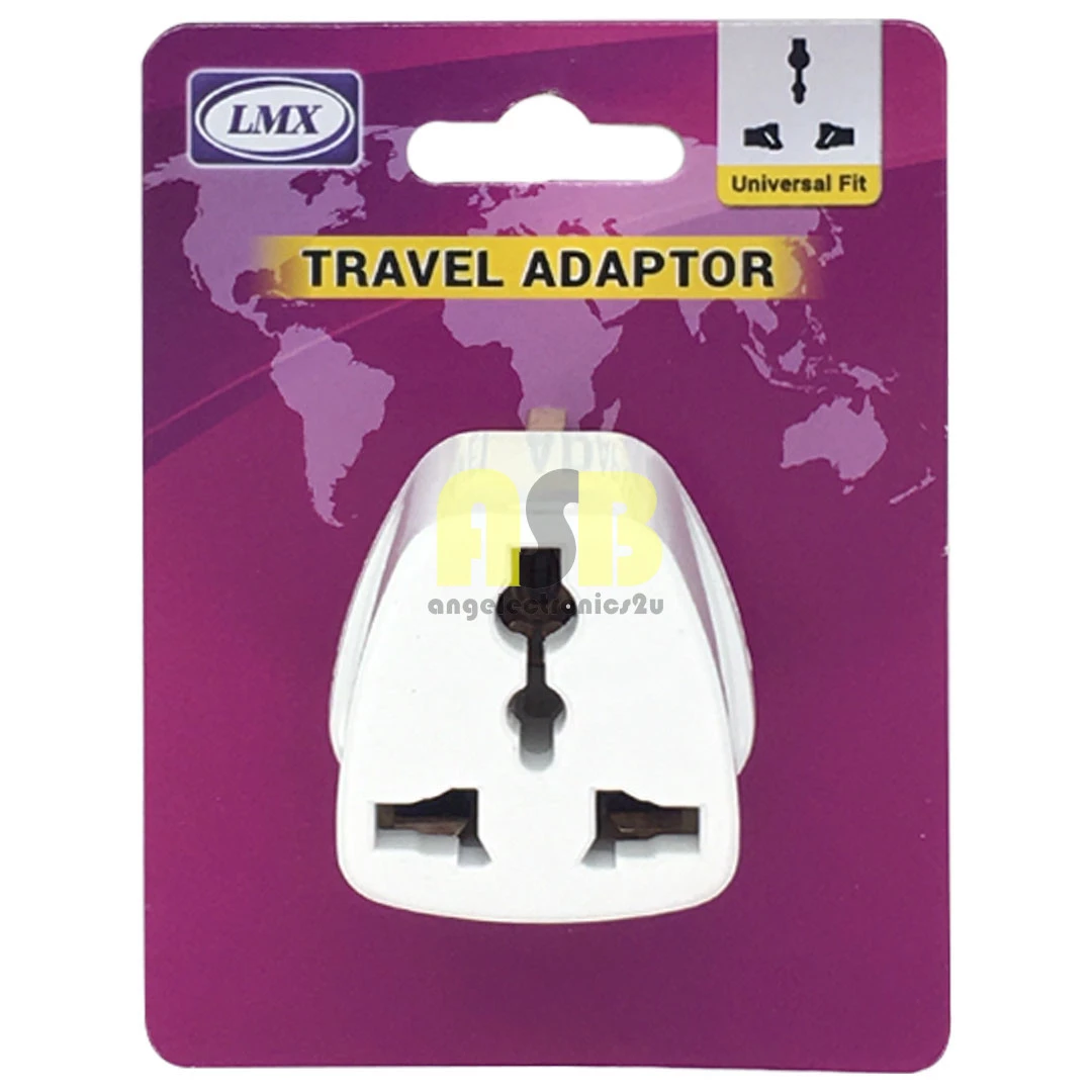 (1pc) LEMAX Travel Adaptor S603 ( 3 Pin ) ( 001001020 )