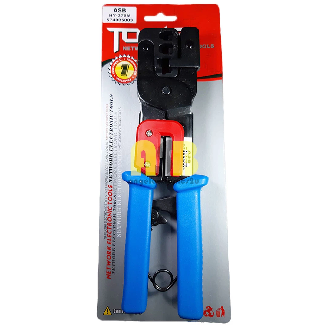 (1pc) ASB Crimping Tool (HY-376M) RJ-45 (4P4C / 6P4C / 8P8C) (574005003)