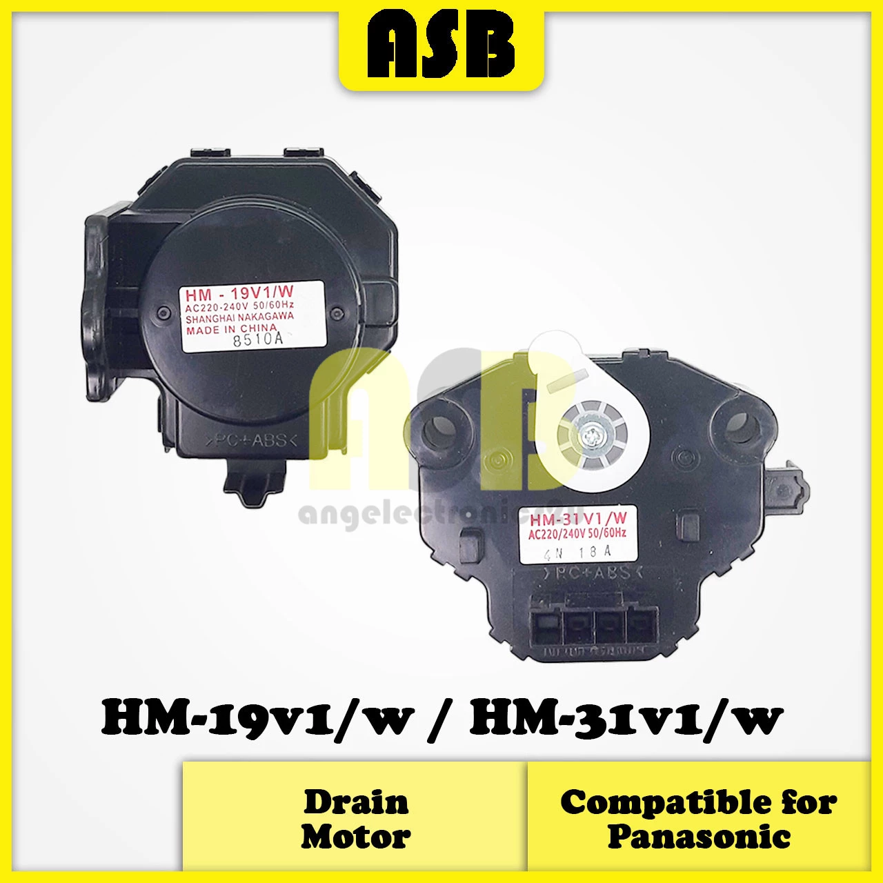 (1pc) ( Compatible : PANASONIC ) Washing Machine Drain Motor / Valve / Motor Keluar Air