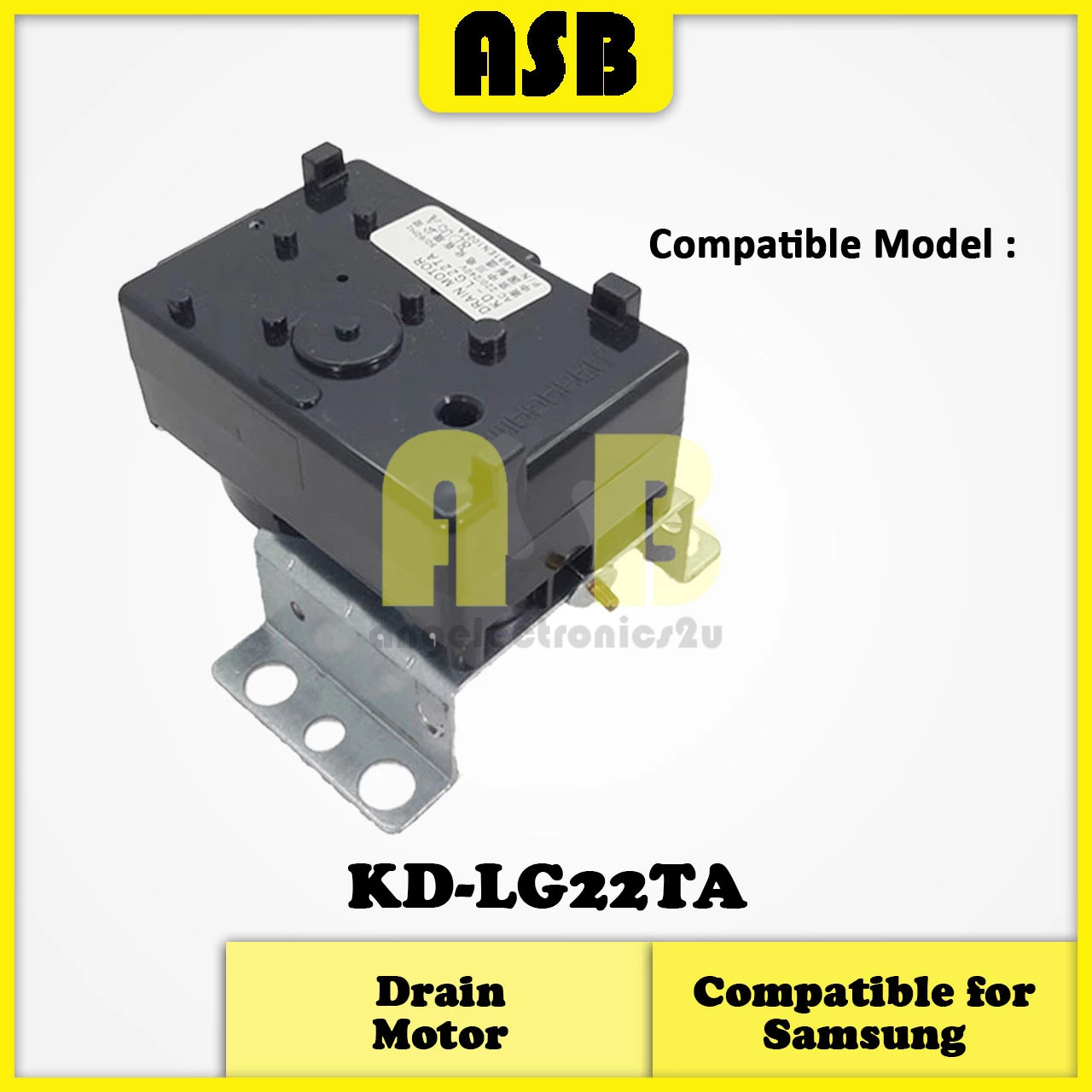 (1pc) ( Compatible : SAMSUNG ) Washing Machine Drain Motor / Valve / Motor Keluar Air