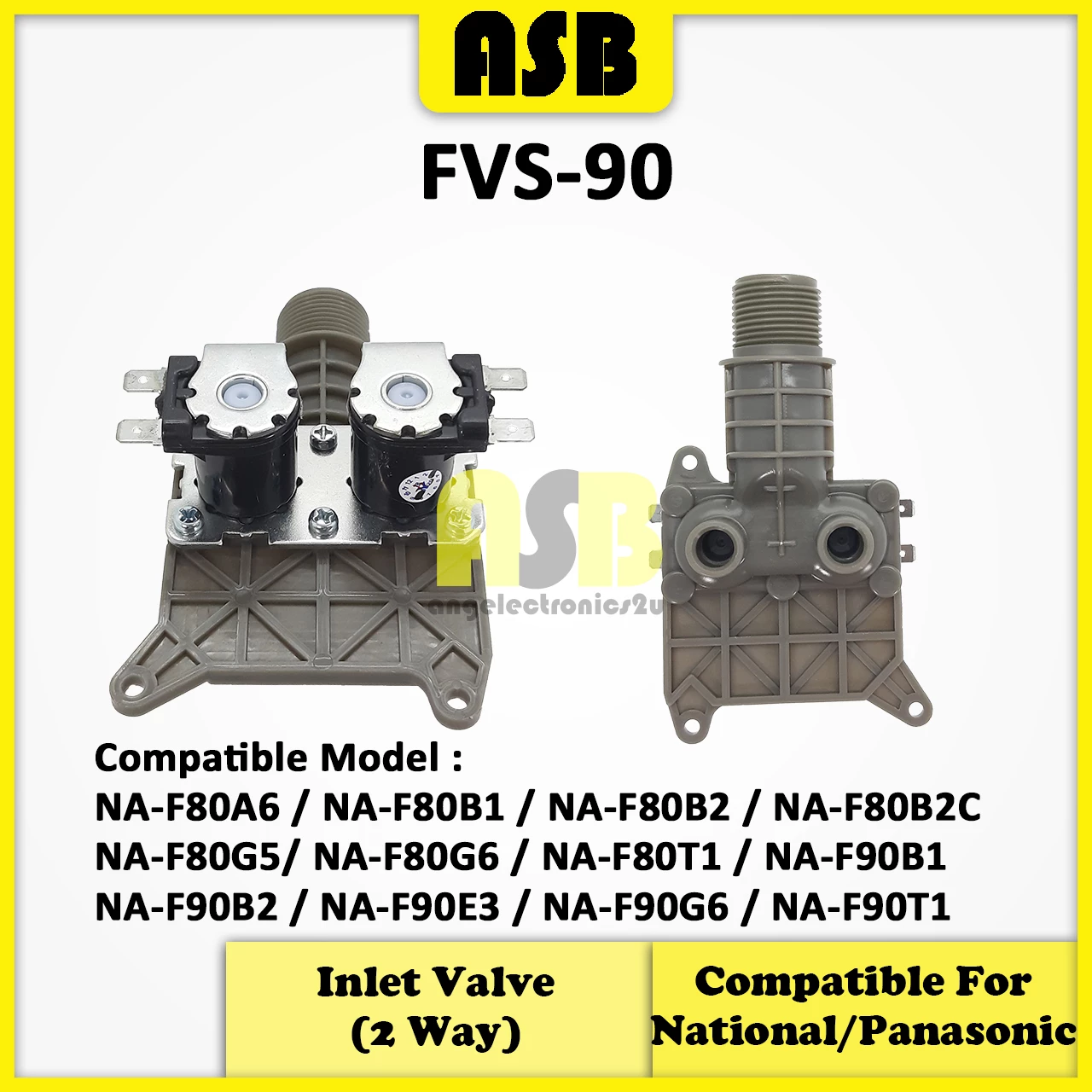 (1pc) ( Compatible : NATIONAL / PANASONIC ) Washing Machine Water Inlet Valve  / Injap Masuk Air