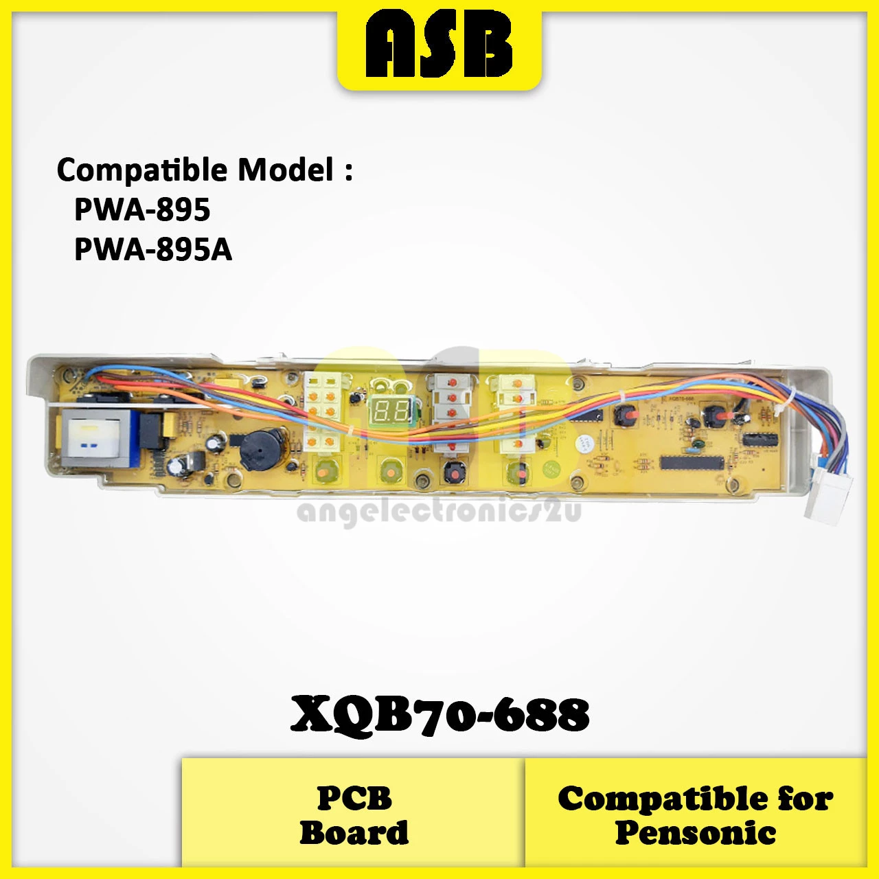 (1pc) ( Compatible : PENSONIC ) Washing Machine PCB Board  / Papan Litar