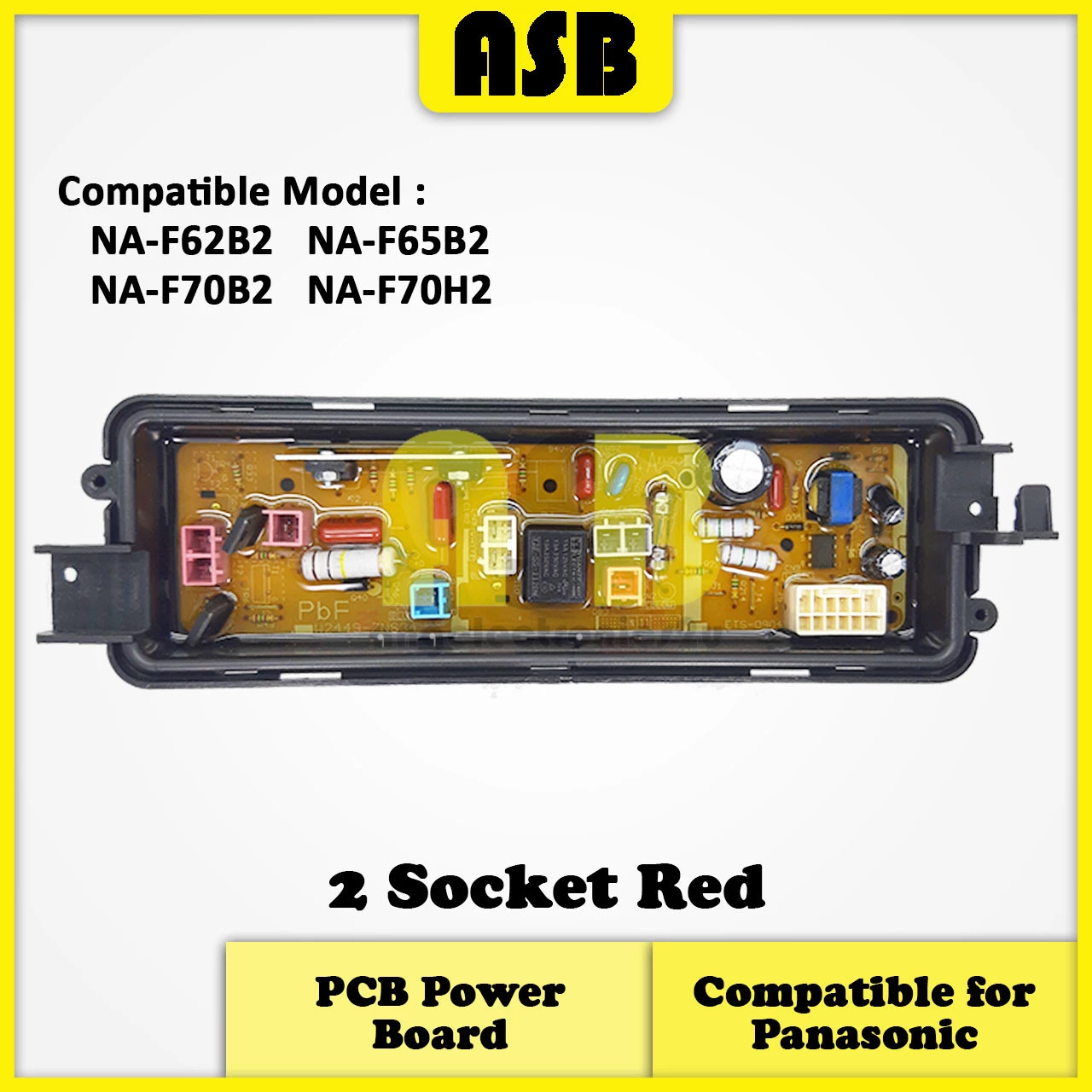 (1pc) ( Compatible : PANASONIC ) Washing Machine PCB Board  / Papan Litar