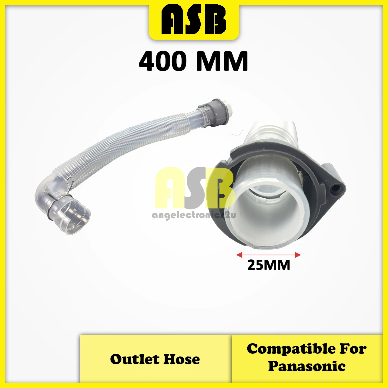 (1pc) ( Compatible : Panasonic ) Washing Machine Outlet Hose 400 MM ( 661002021 )