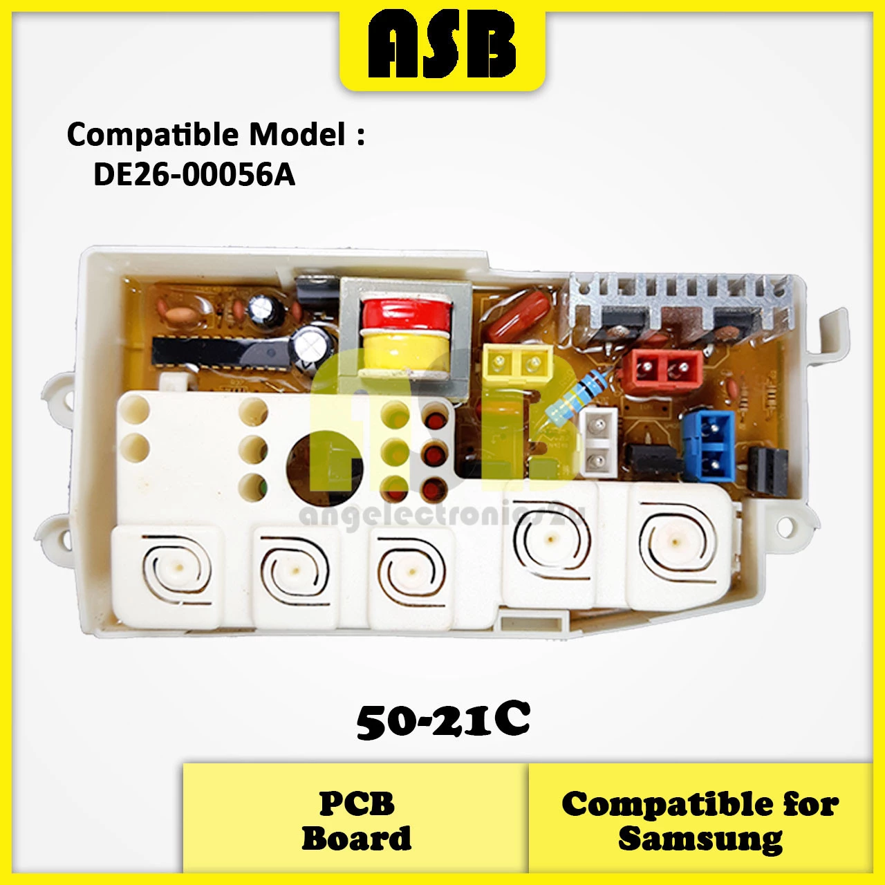 (1pc) ( Compatible : SAMSUNG ) Washing Machine PCB Board / Papan Litar