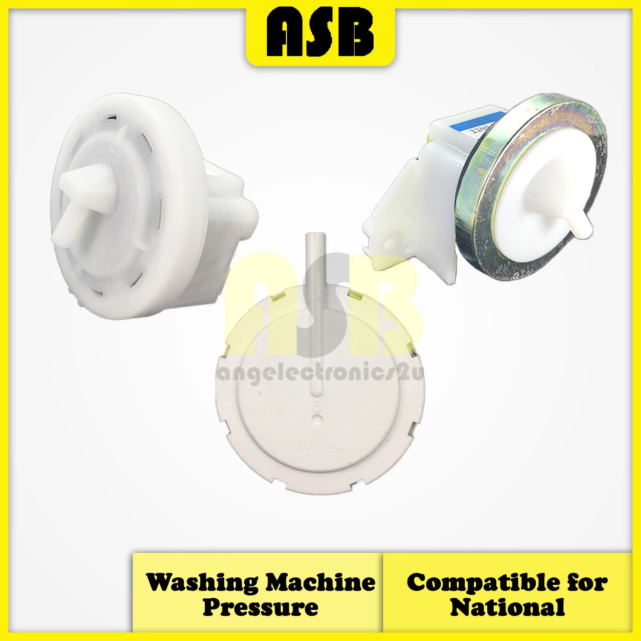 (1pc) ( Compatible : National ) Washing Machine Pressure ( 2 Head / 3 Pin )