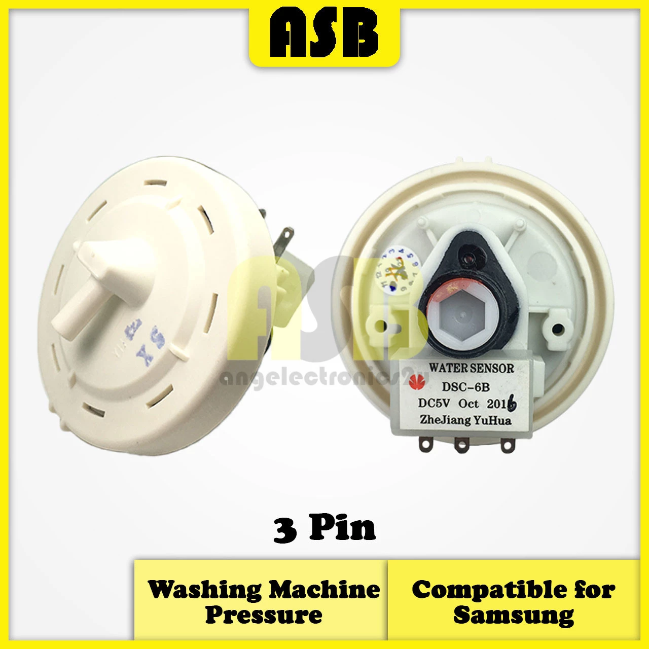 (1pc) ( Compatible : SAMSUNG ) Washing Machine Pressure ( 3 Pin / 3 Wire )