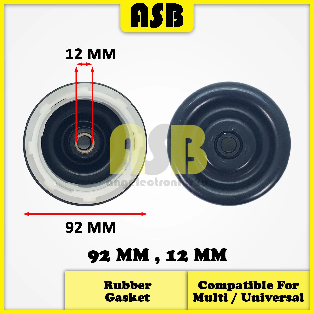 (1pc) ( Compatible : Multi / Universal ) Washing Machine Rubber Gasket ( 12 MM / 14 MM )