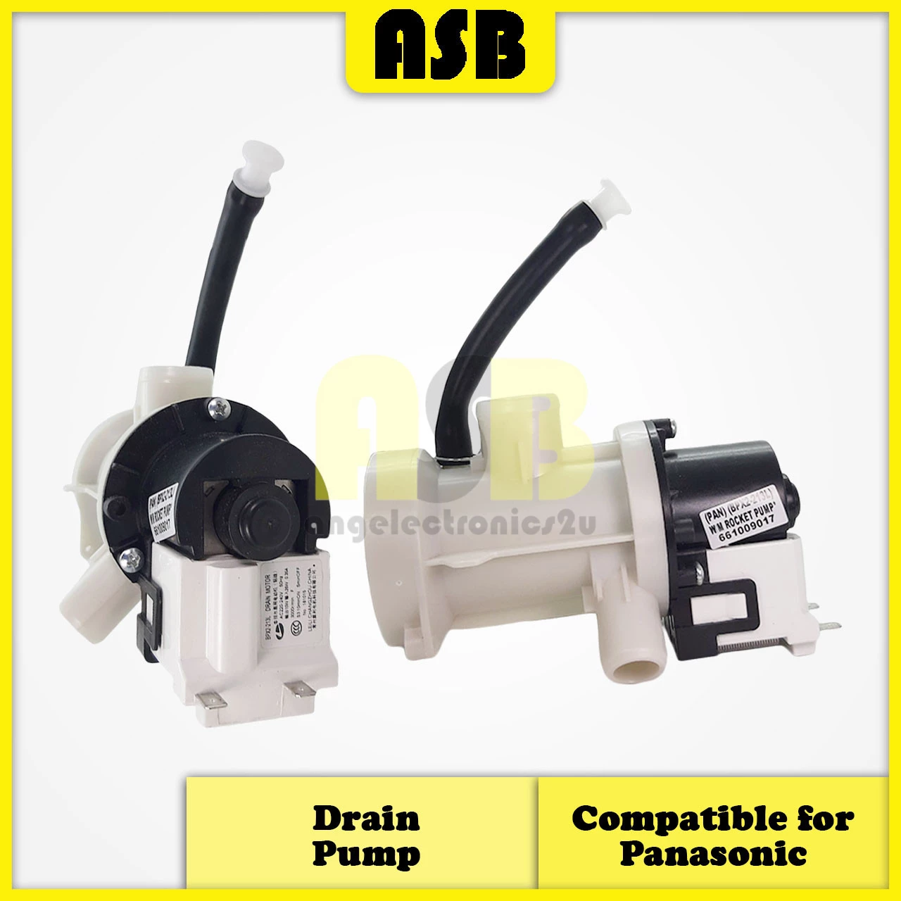 (1pc) (Compatible For : Panasonic) Washing Machine BPX2-213L Drain Pump / Motor Keluar Air (661009017)