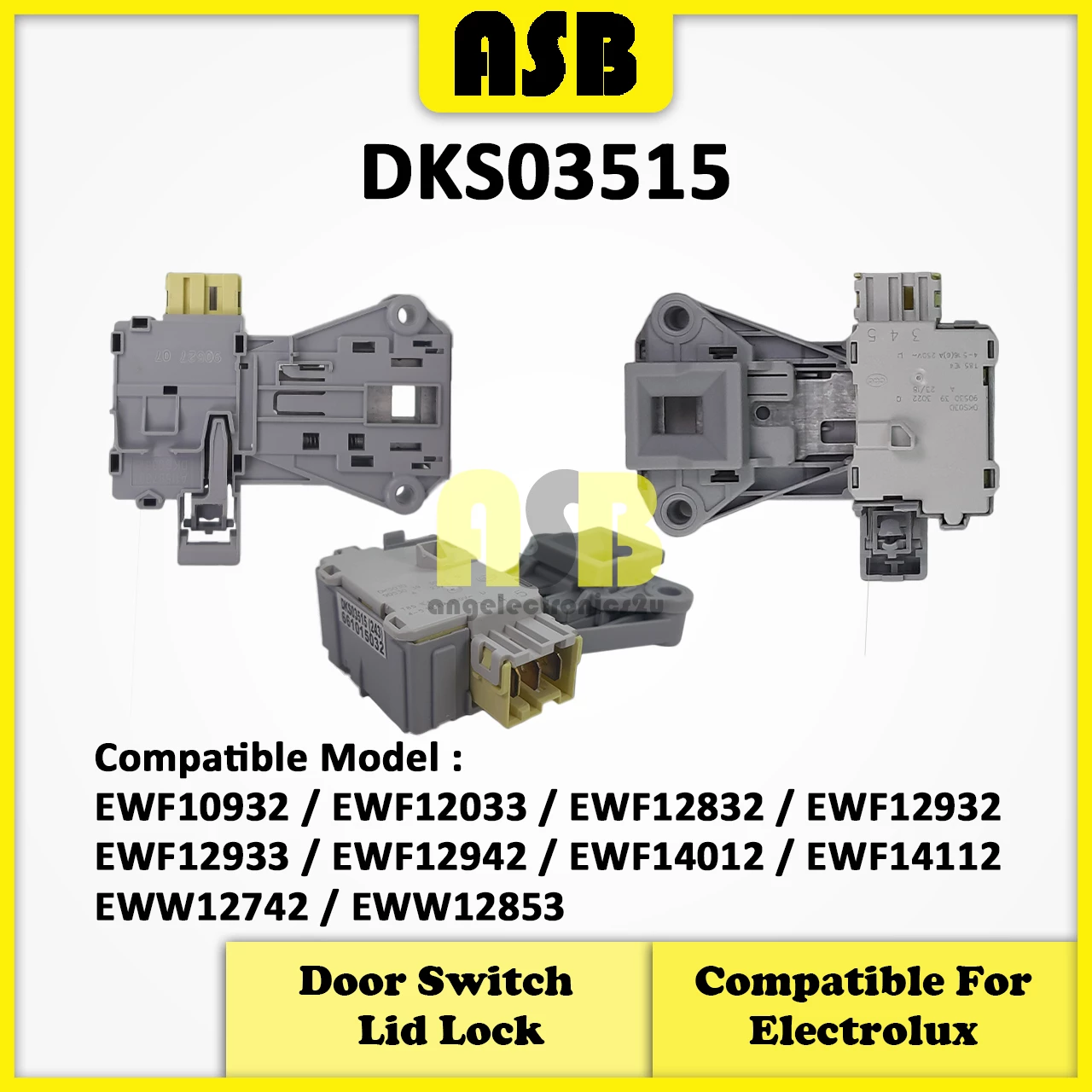 (1pc) ( Compatible : Electrolux ) Washing Machine Door Switch / Lid Lock / Suis Pintu Mesin Basuh